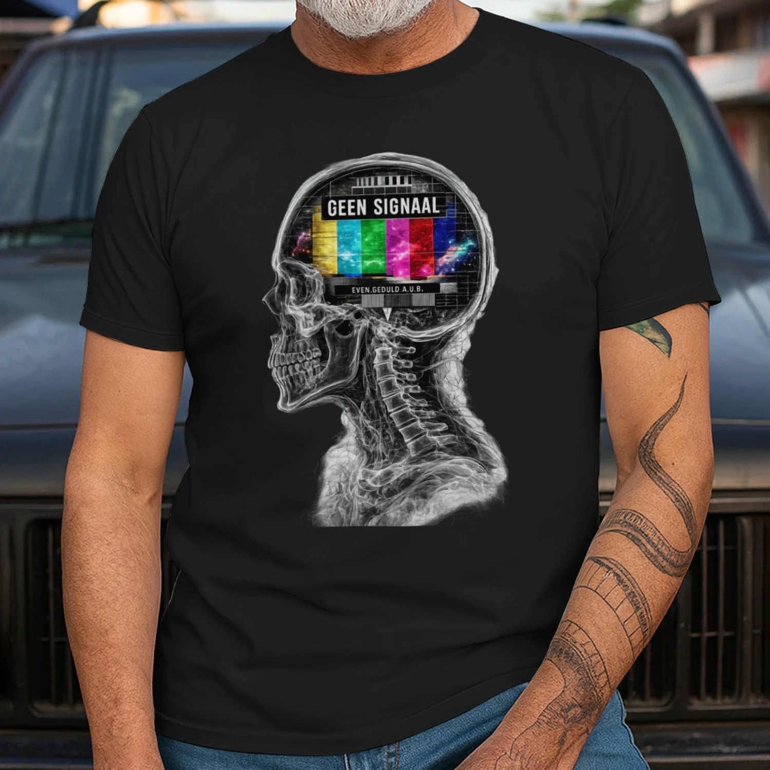 GEEN SIGNAAL – Even Geduld A.U.B. – Sarcastisch Dutch Humor T-Shirt