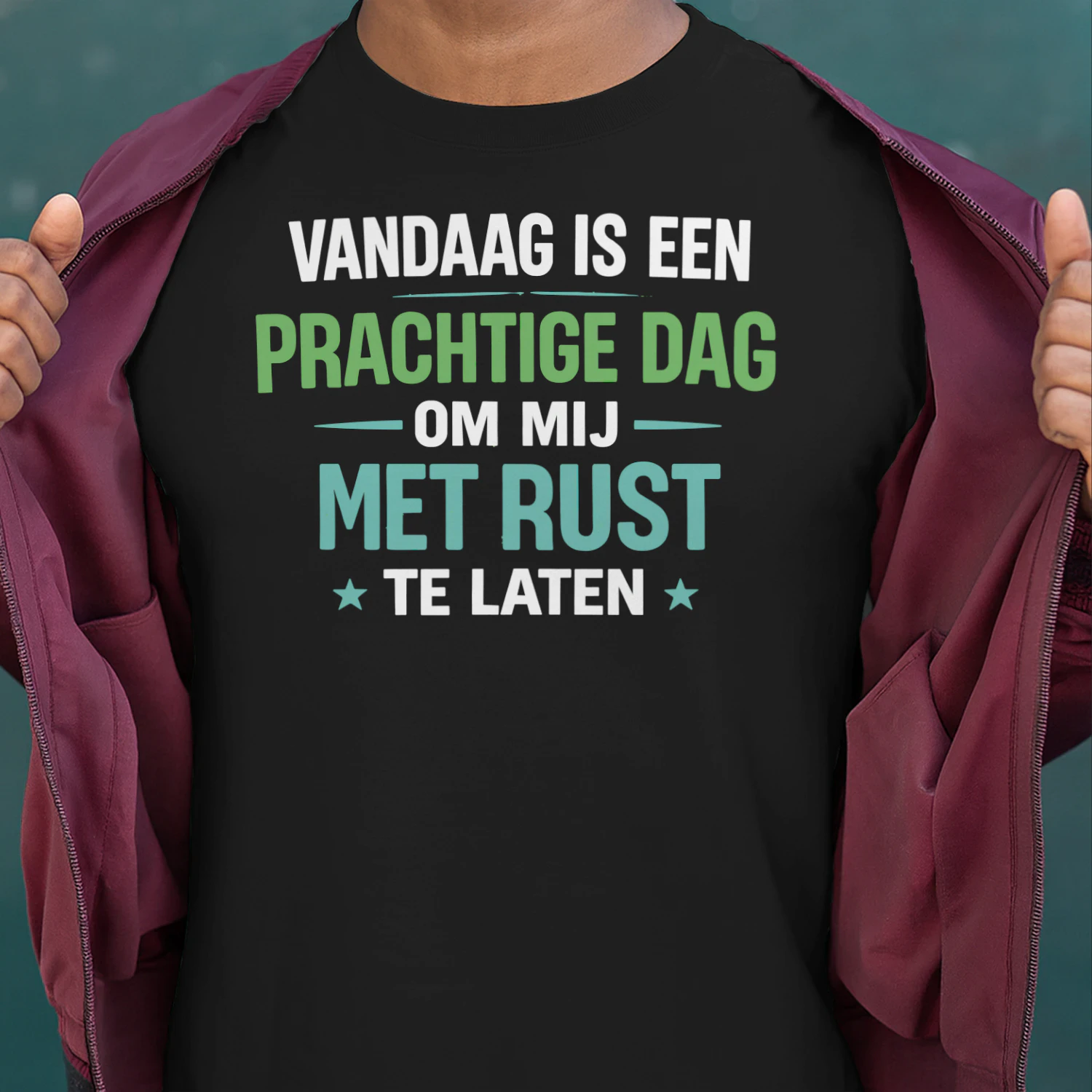 Vandaag Is Een Prachtige Dag Om Mij Met Rust Te Laten – Grappig Humor T-Shirt