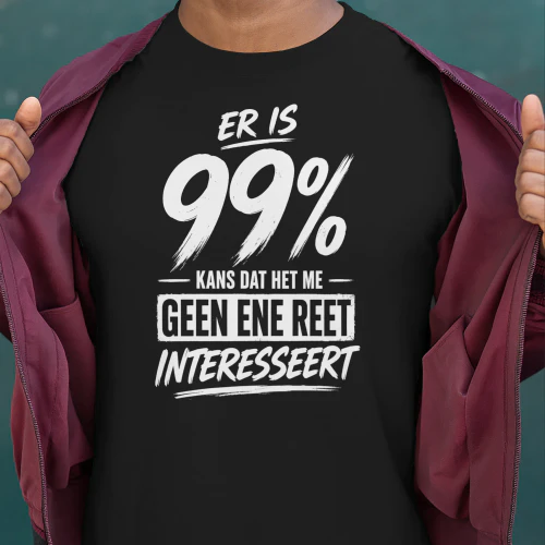 Er is 99% Kans