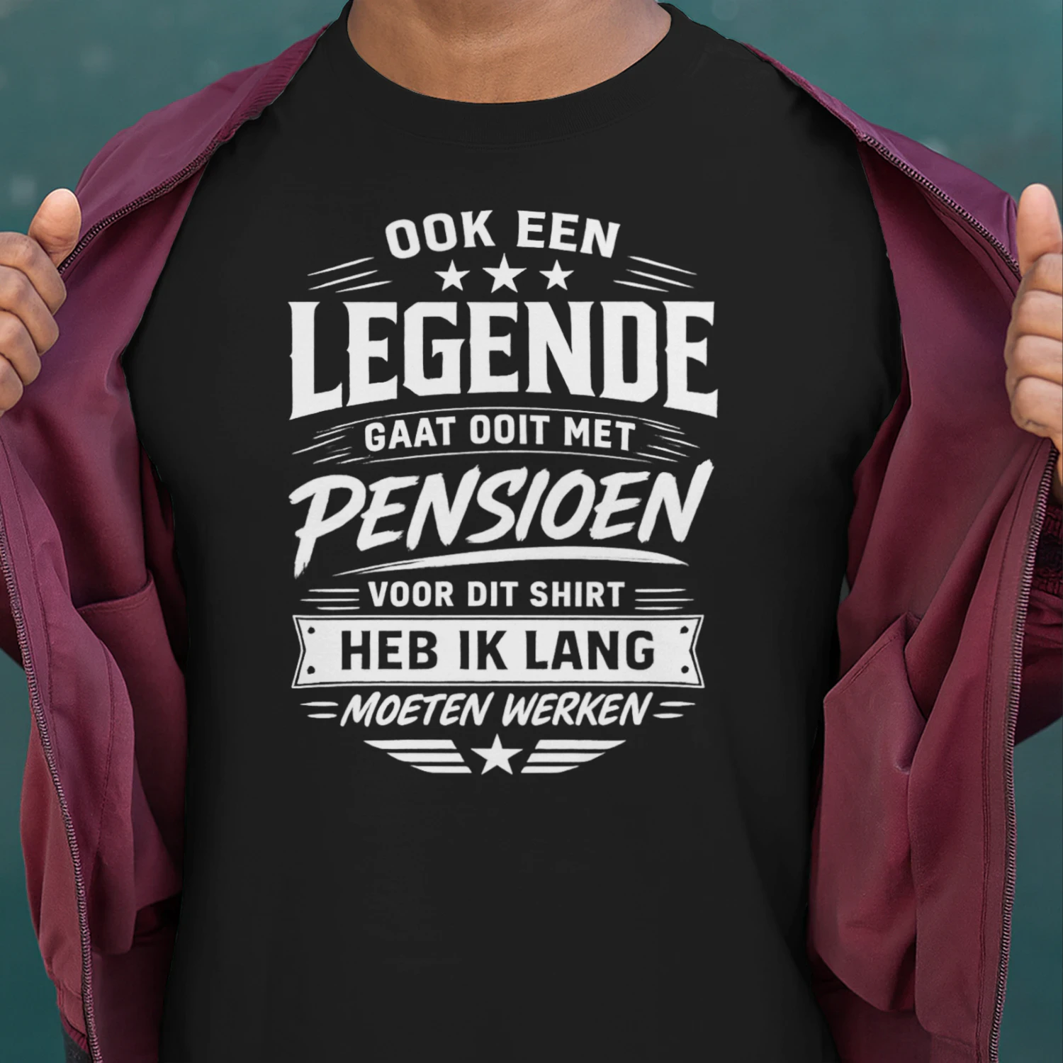 Ook Een Legende Gaat Ooit Met Pensioen – Grappig Pensioen T-Shirt