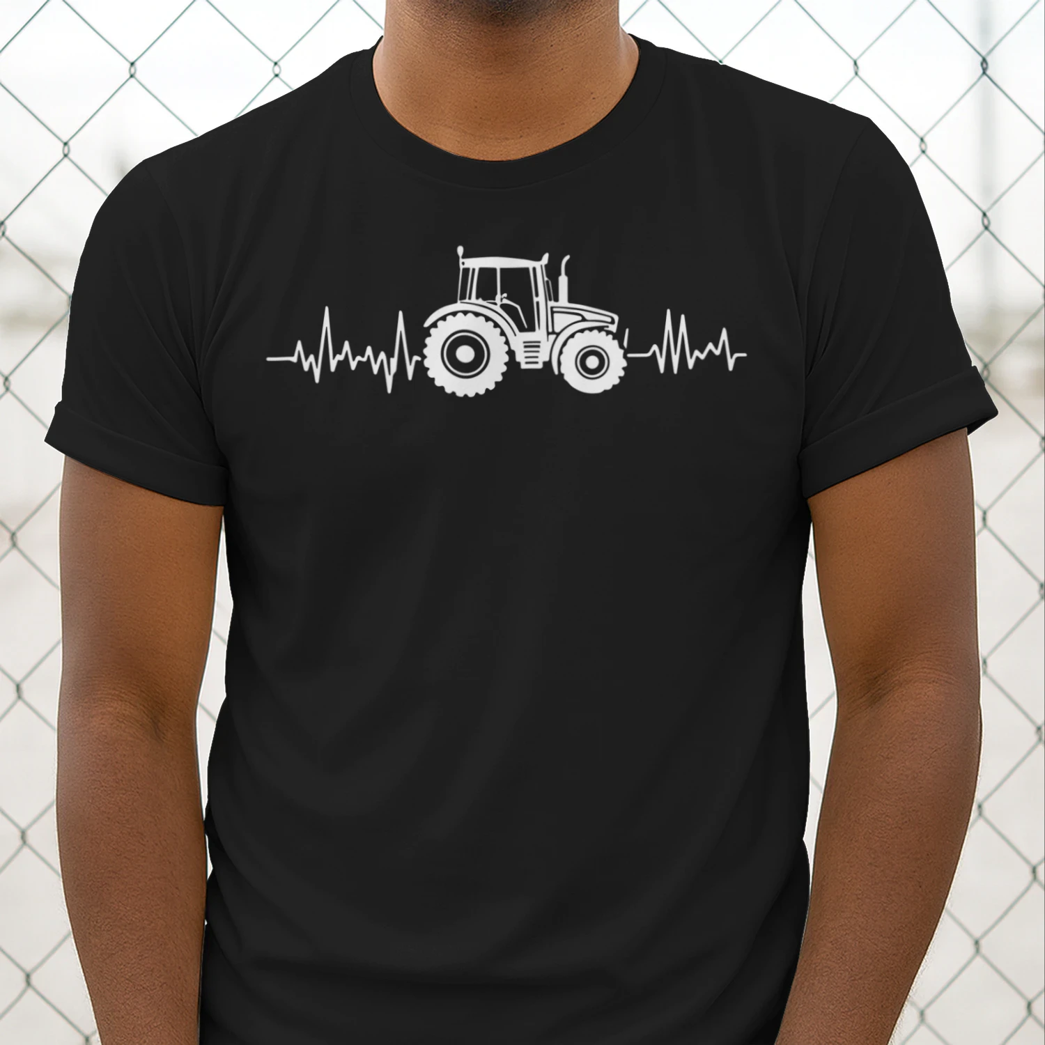 Tractor Hartslag T-Shirt – Perfect voor Tractorliefhebbers en Boeren