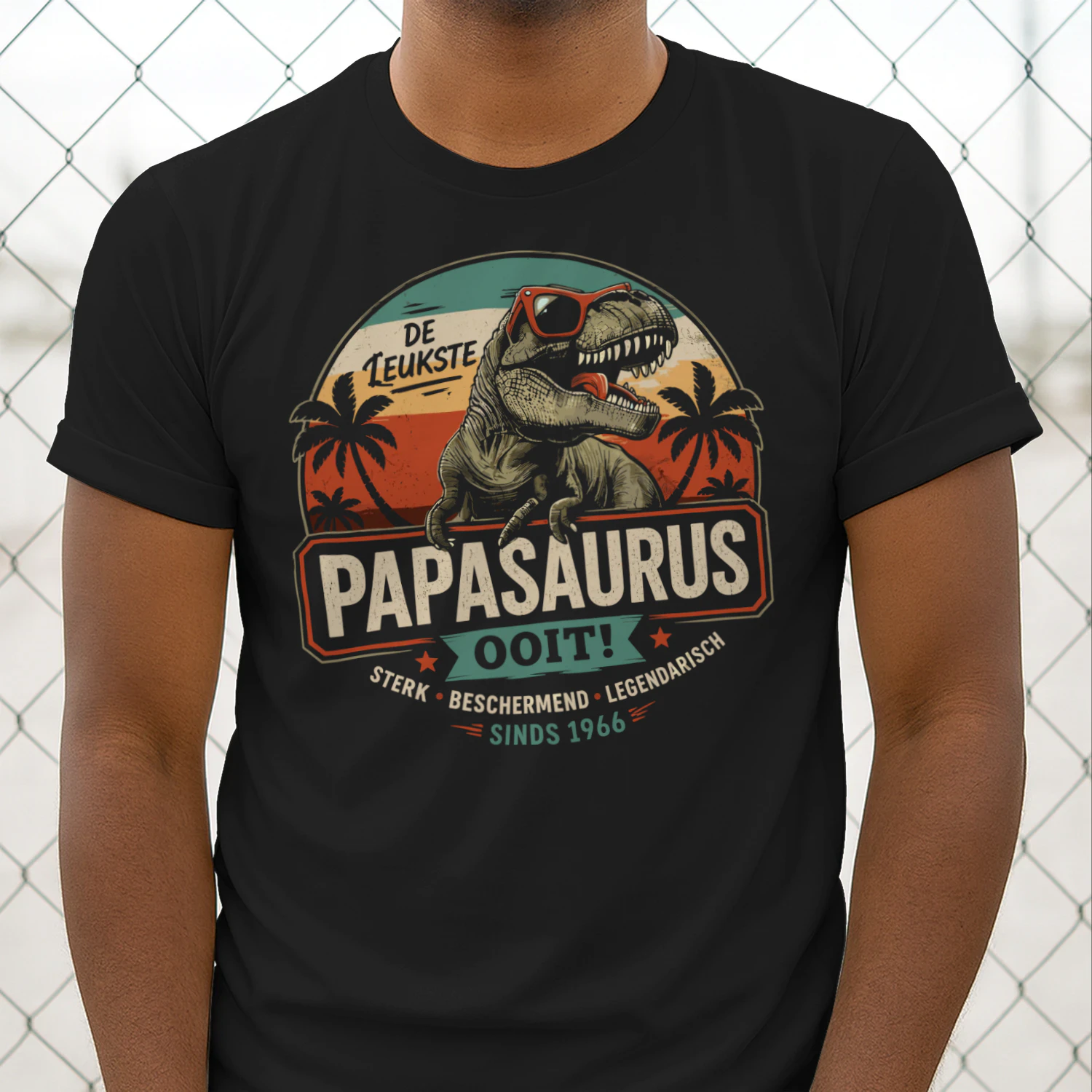 Papasaurus T-Shirt – Grappig Cadeau Voor Papa