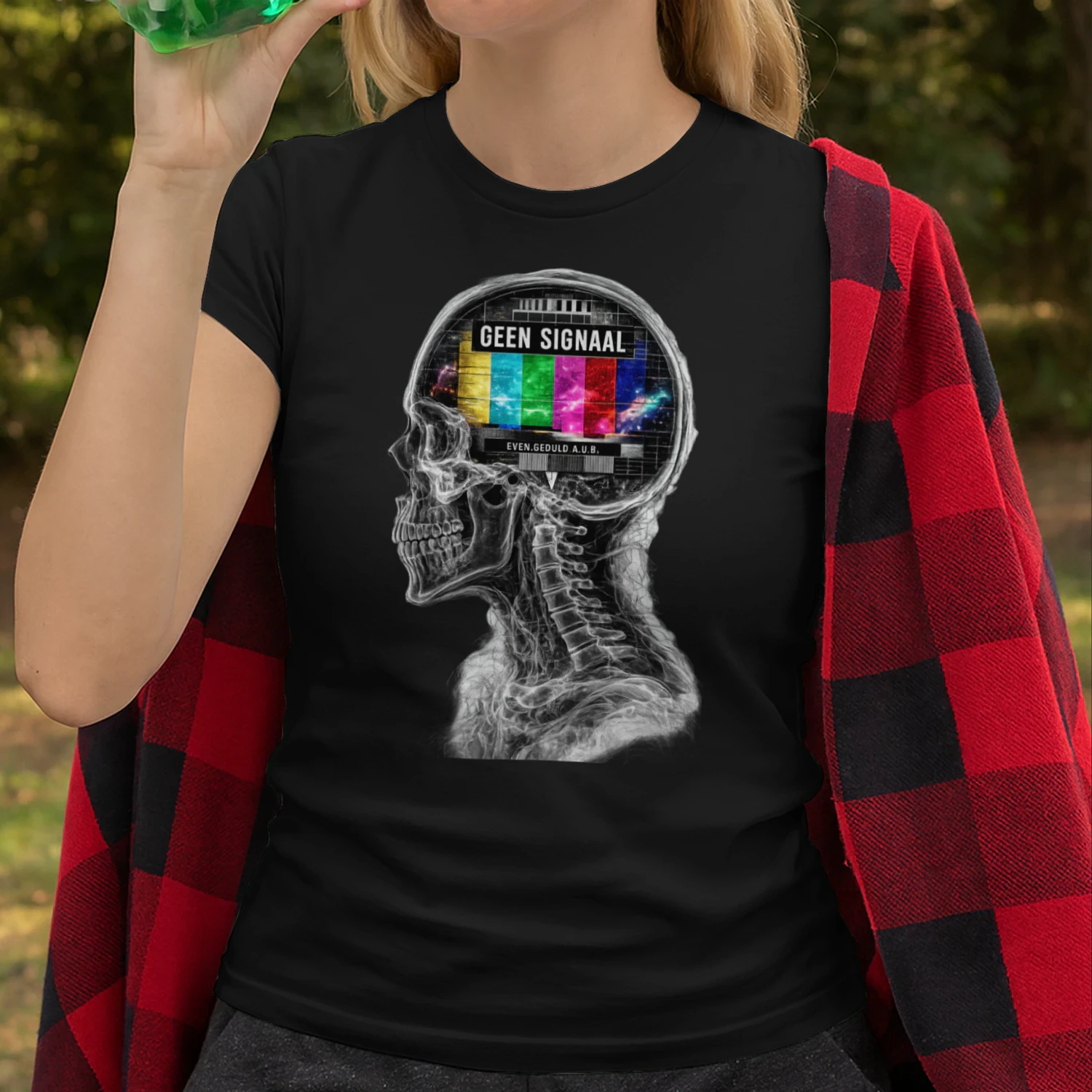 GEEN SIGNAAL – Even Geduld A.U.B. – Sarcastisch Dutch Humor T-Shirt