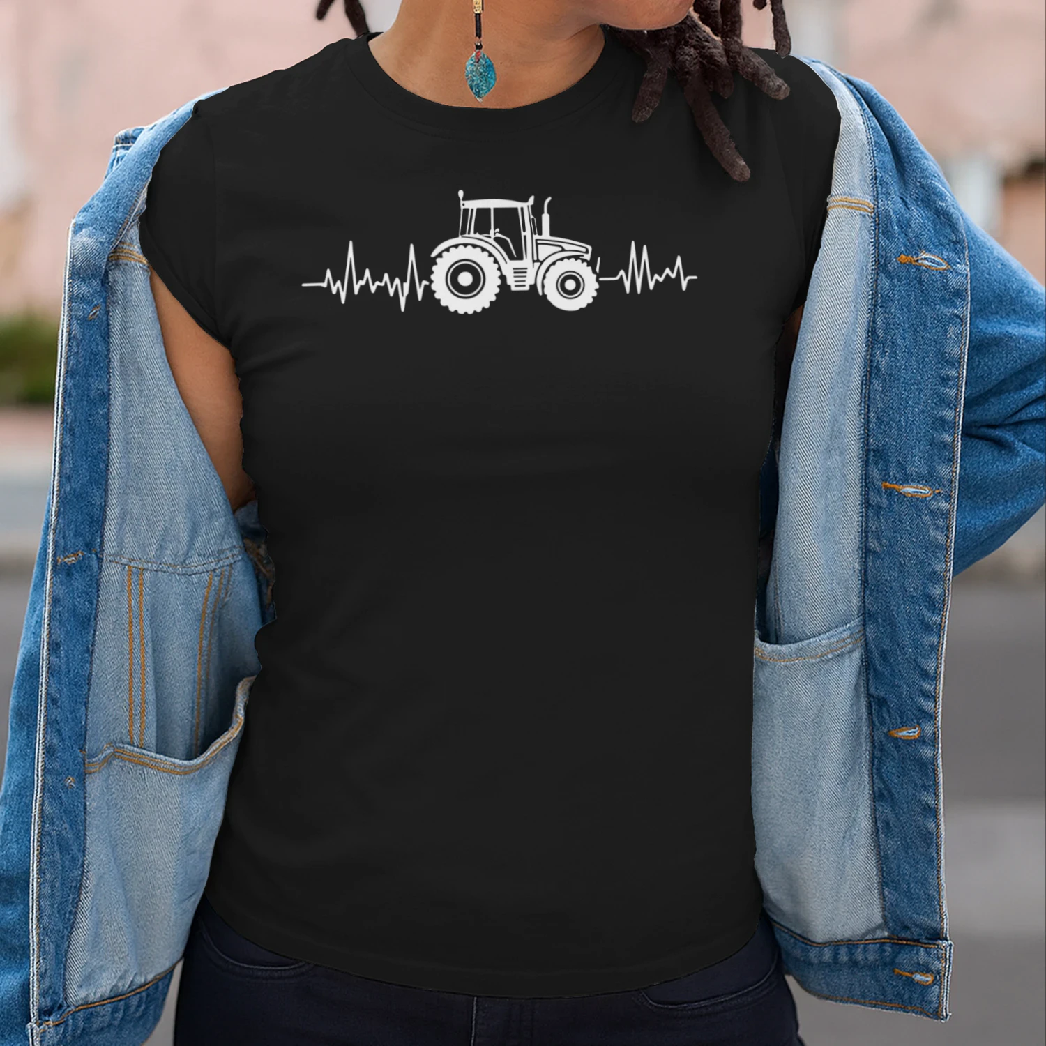 Tractor Hartslag T-Shirt – Perfect voor Tractorliefhebbers en Boeren