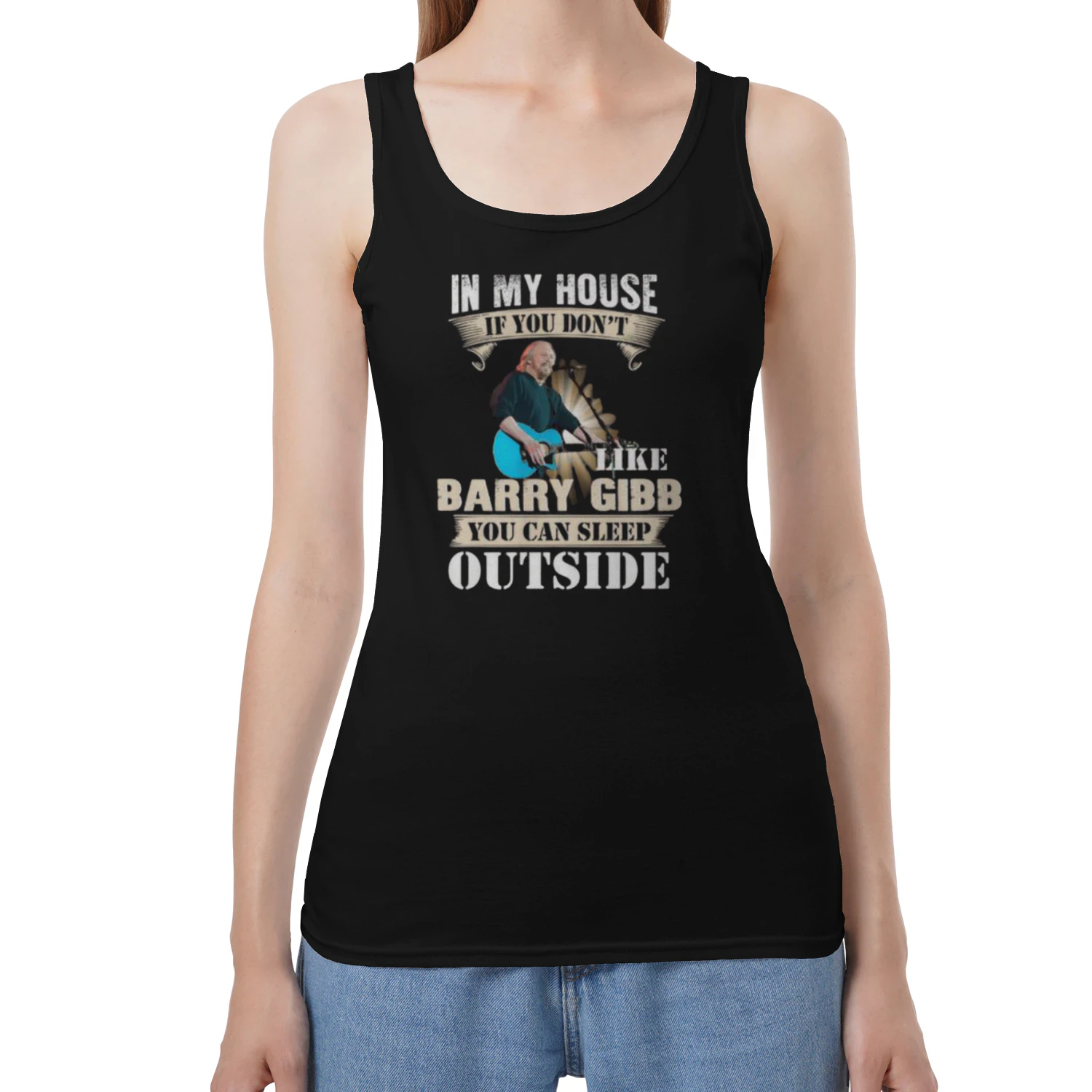  Barry Gibb Unisex Tank Top