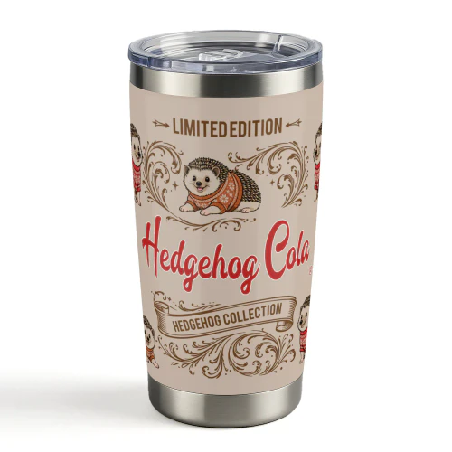 Hedgehog Cola Tumbler-01