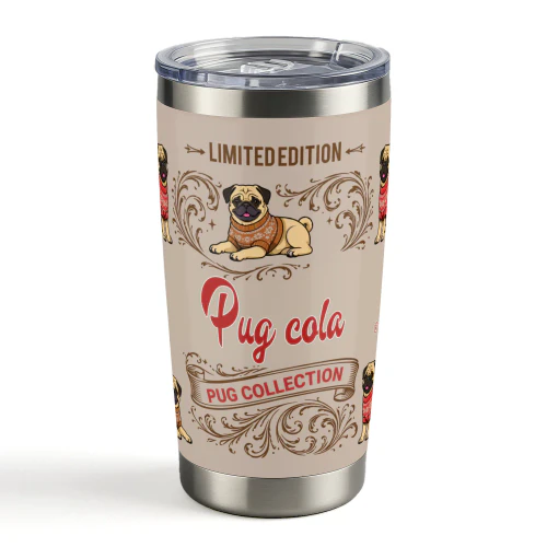 Pug -Cola Tumbler-01