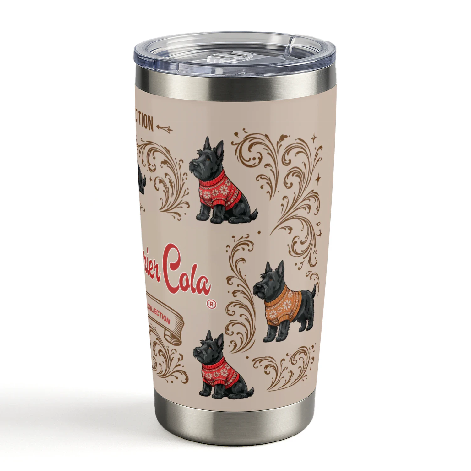 Scottish Terrier -Cola Tumbler-01