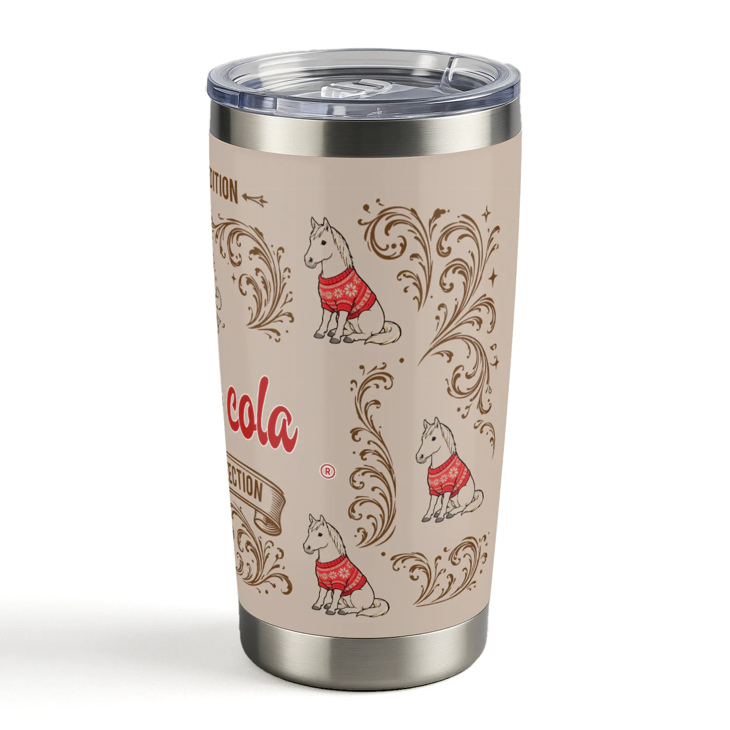 Horse -Cola Tumbler-01