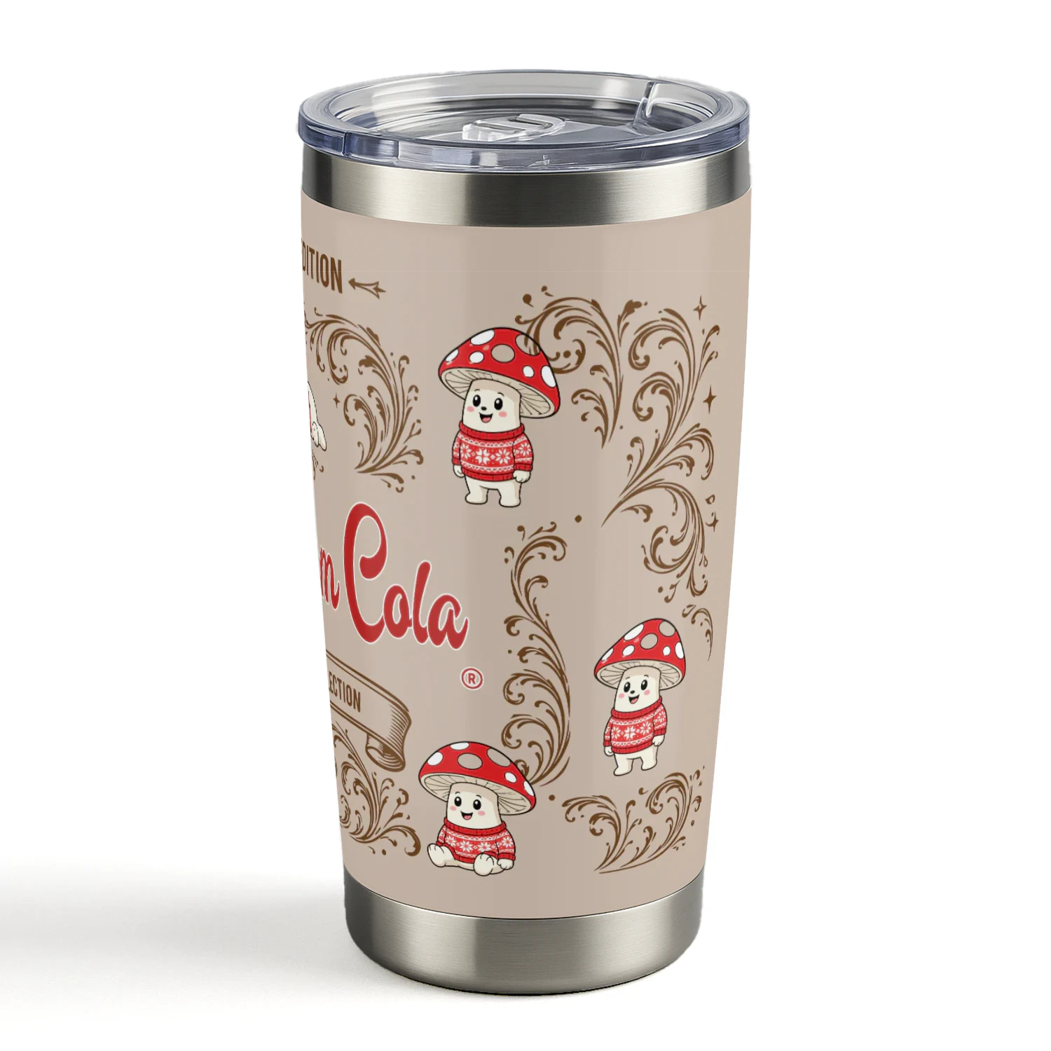 Mushroom  Cola Tumbler-01