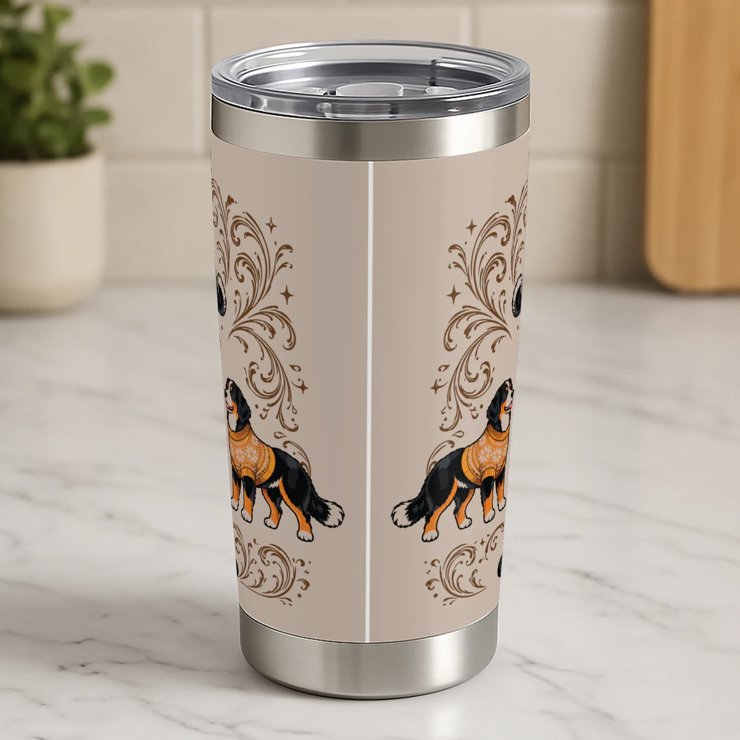 Bernese Mountain-Coca-Cola Tumbler