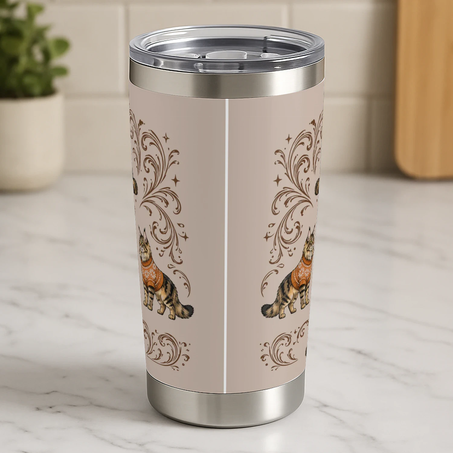 Mainecoon Cat Coca-Cola Tumbler