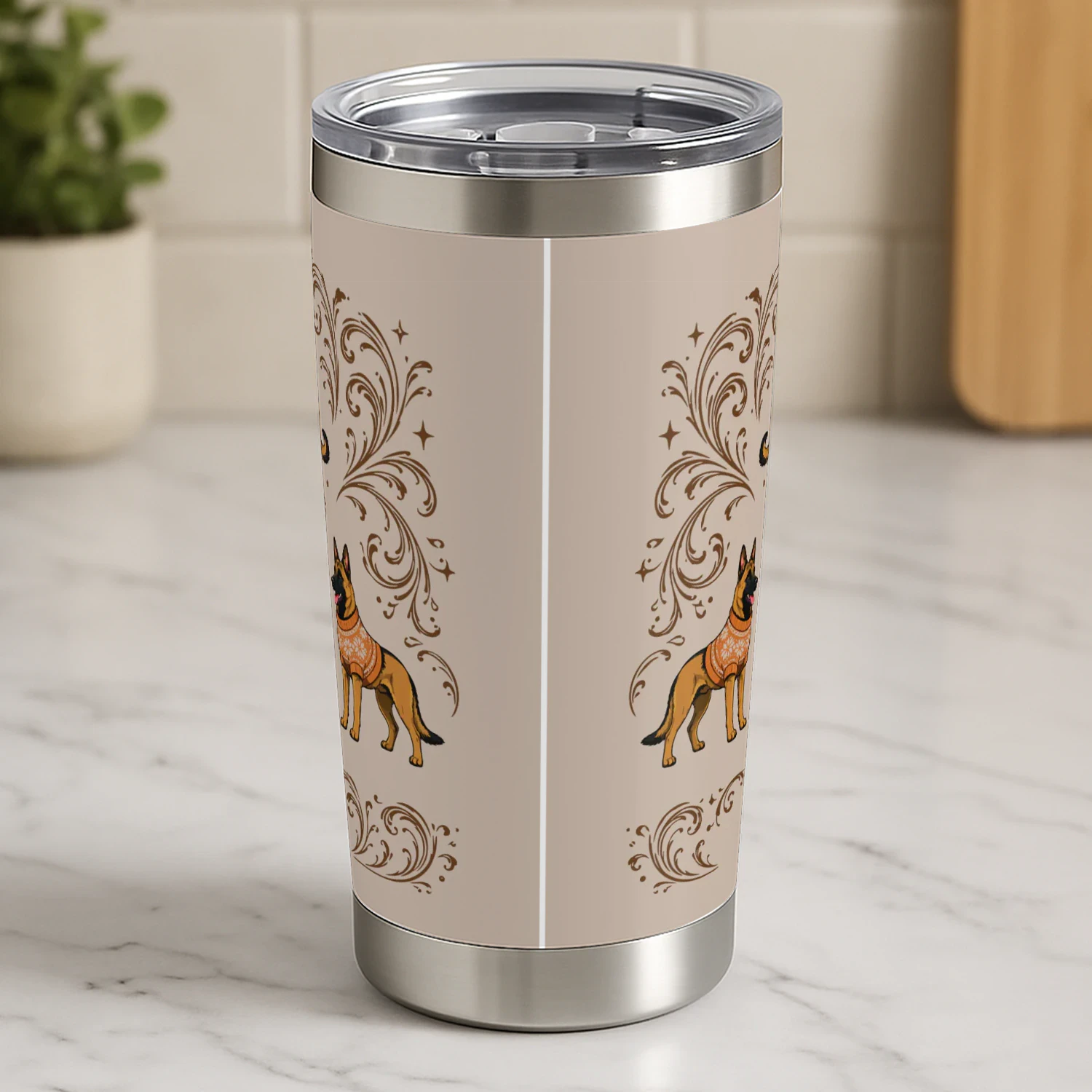Belgian Malinois Coca-Cola Tumbler