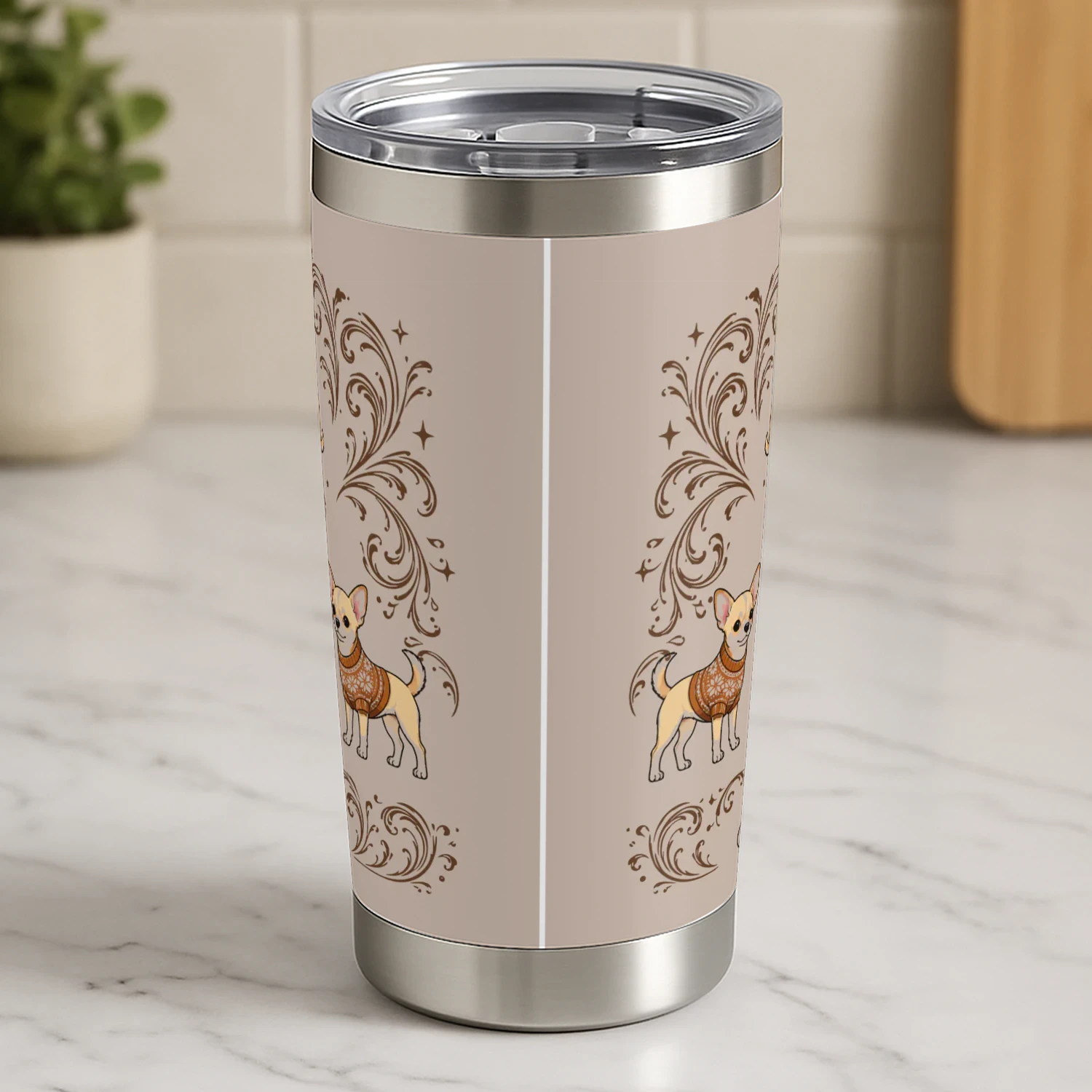 Chihuahua Coca-Cola Tumbler