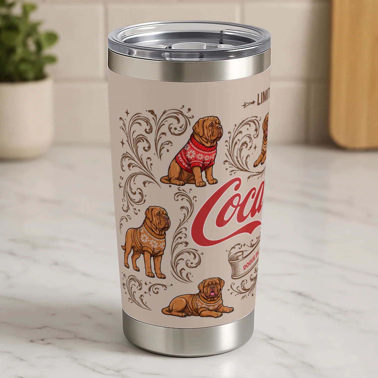 Dogue de Bordeaux Coca-Cola Tumbler