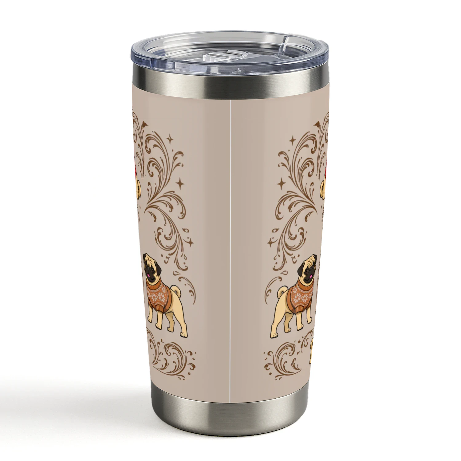 Pug -Cola Tumbler-01