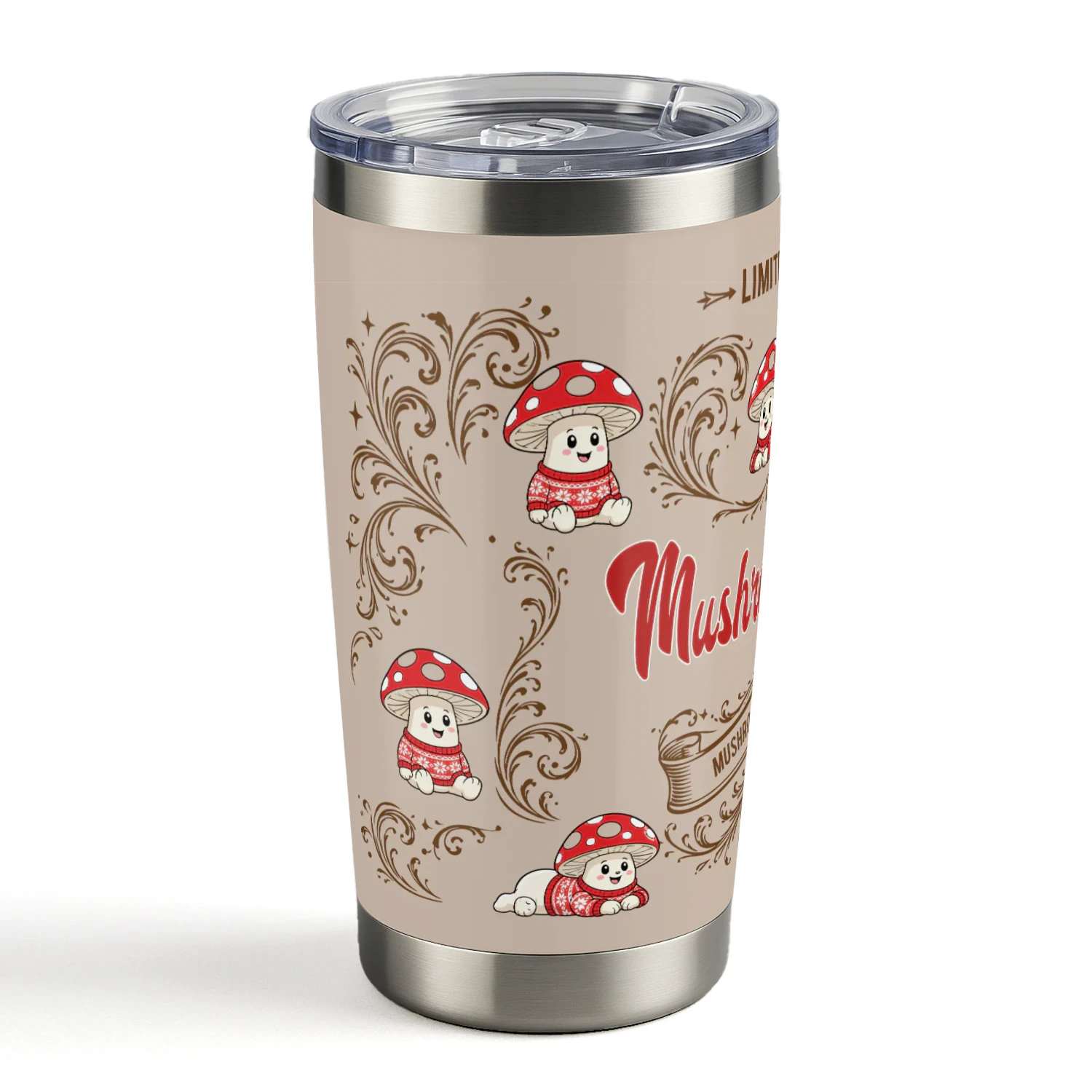Mushroom  Cola Tumbler-01