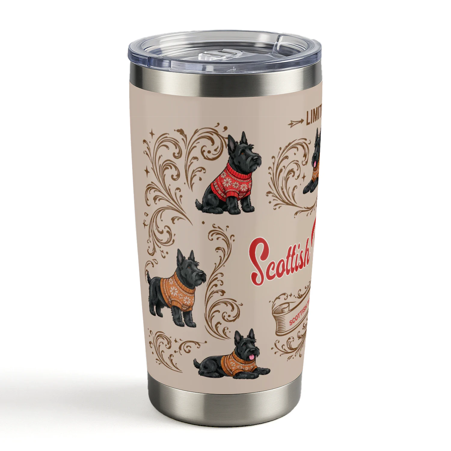 Scottish Terrier -Cola Tumbler-01