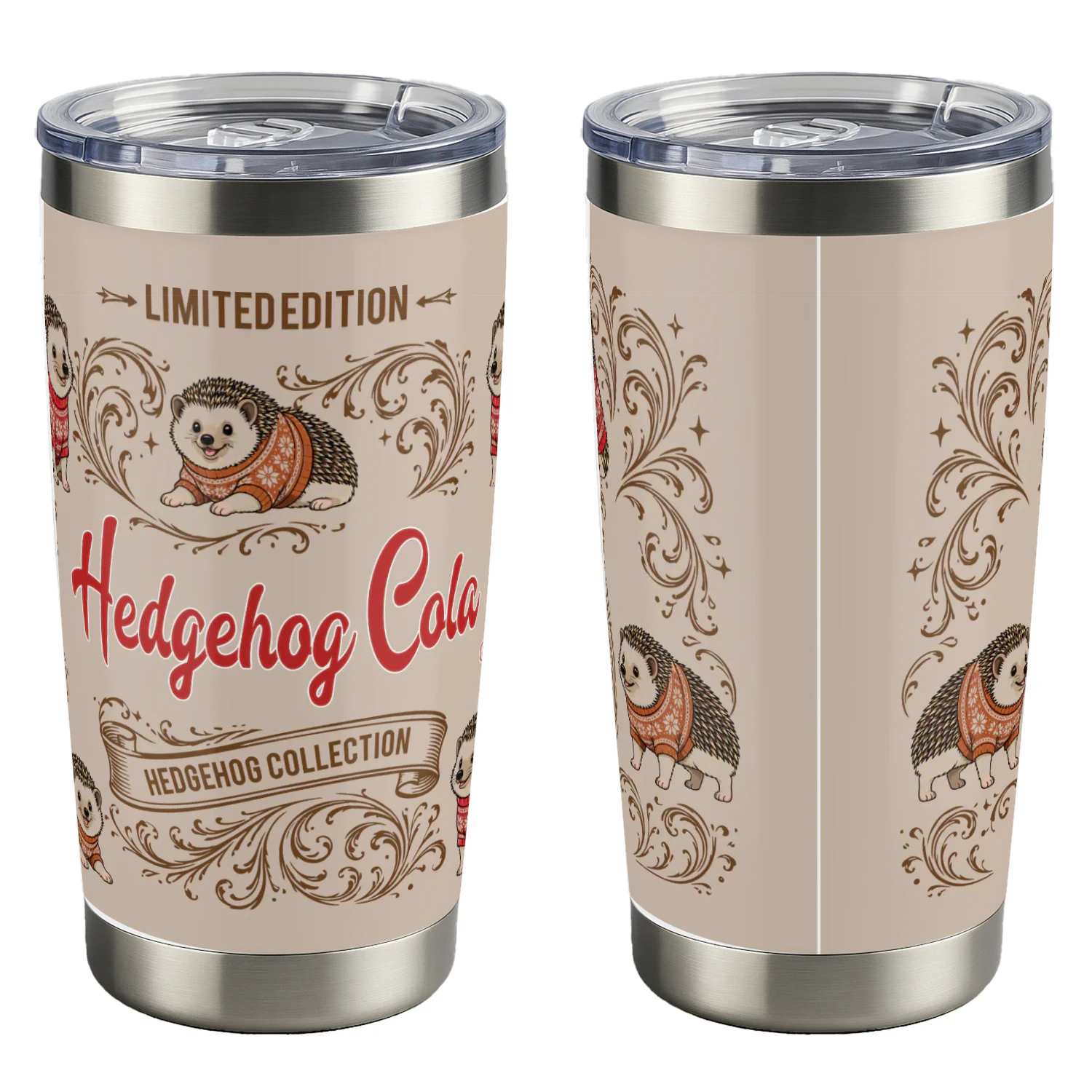 Hedgehog Cola Tumbler-01