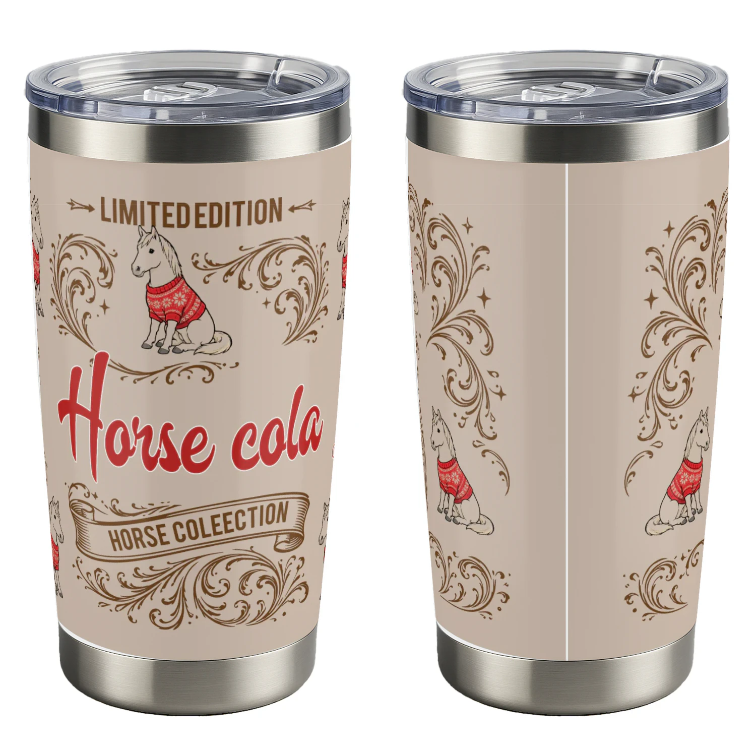 Horse -Cola Tumbler-01