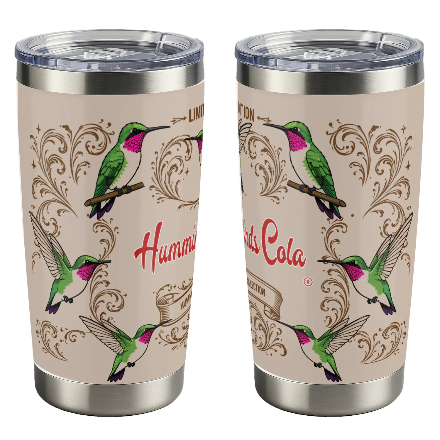 Hummingbirds Cola Tumbler-01