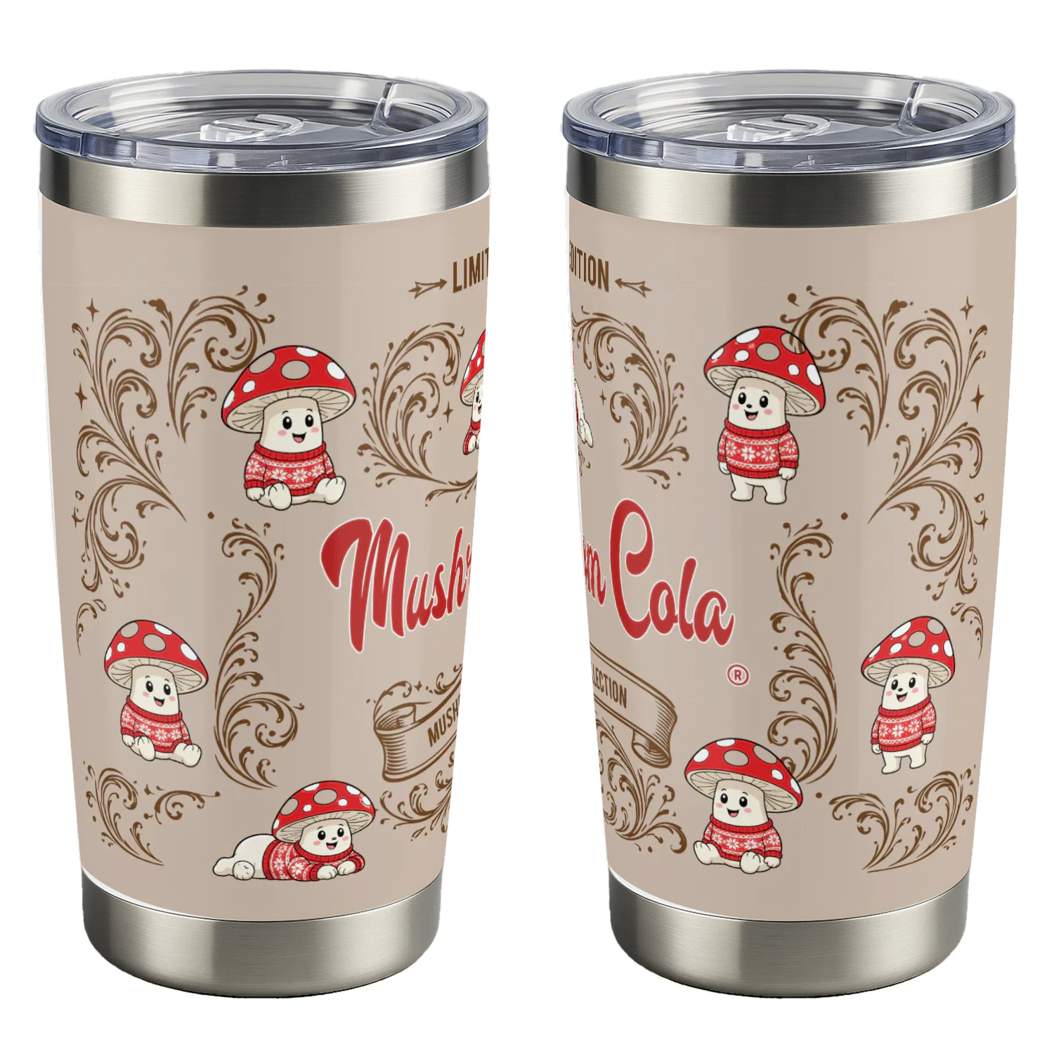 Mushroom  Cola Tumbler-01