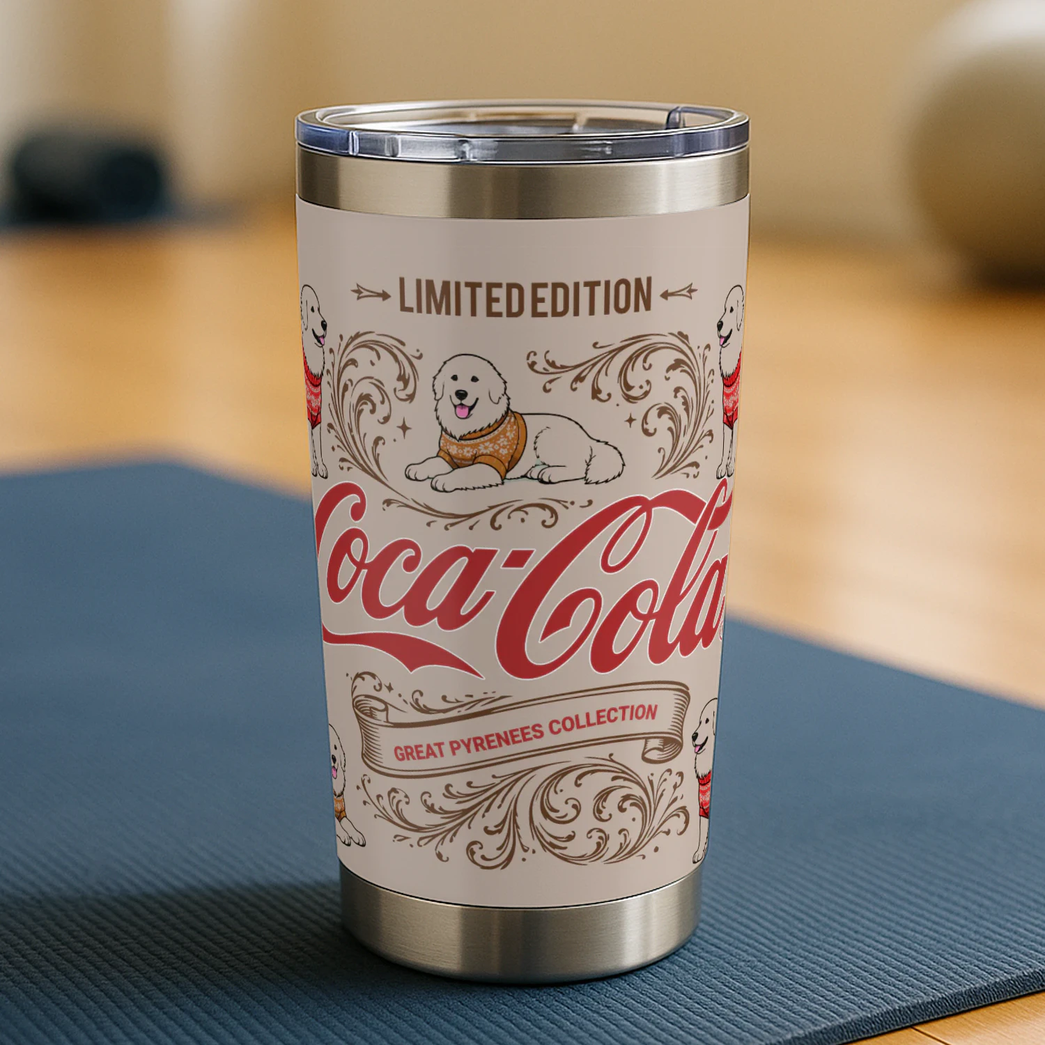 Great Pyrenees Coca-Cola Tumbler