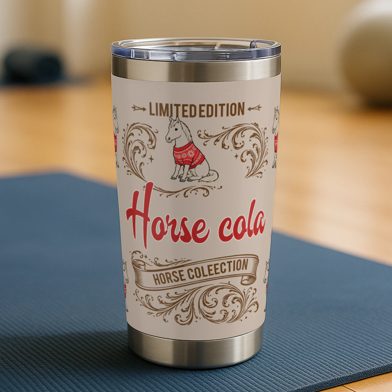 Horse -Cola Tumbler-01