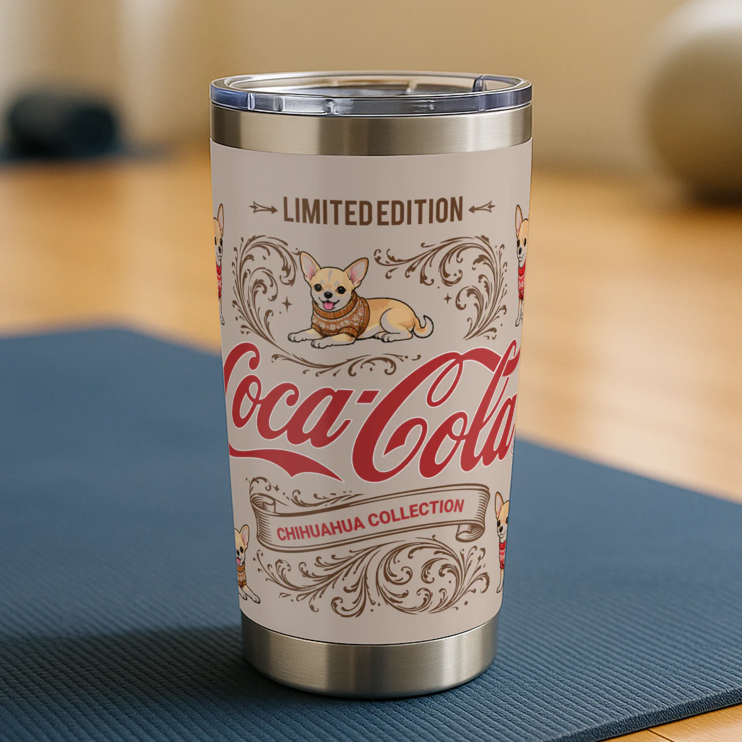 Chihuahua Coca-Cola Tumbler