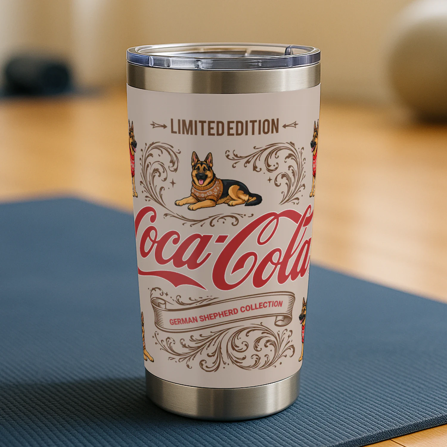 German shepherd Coca-Cola Tumbler