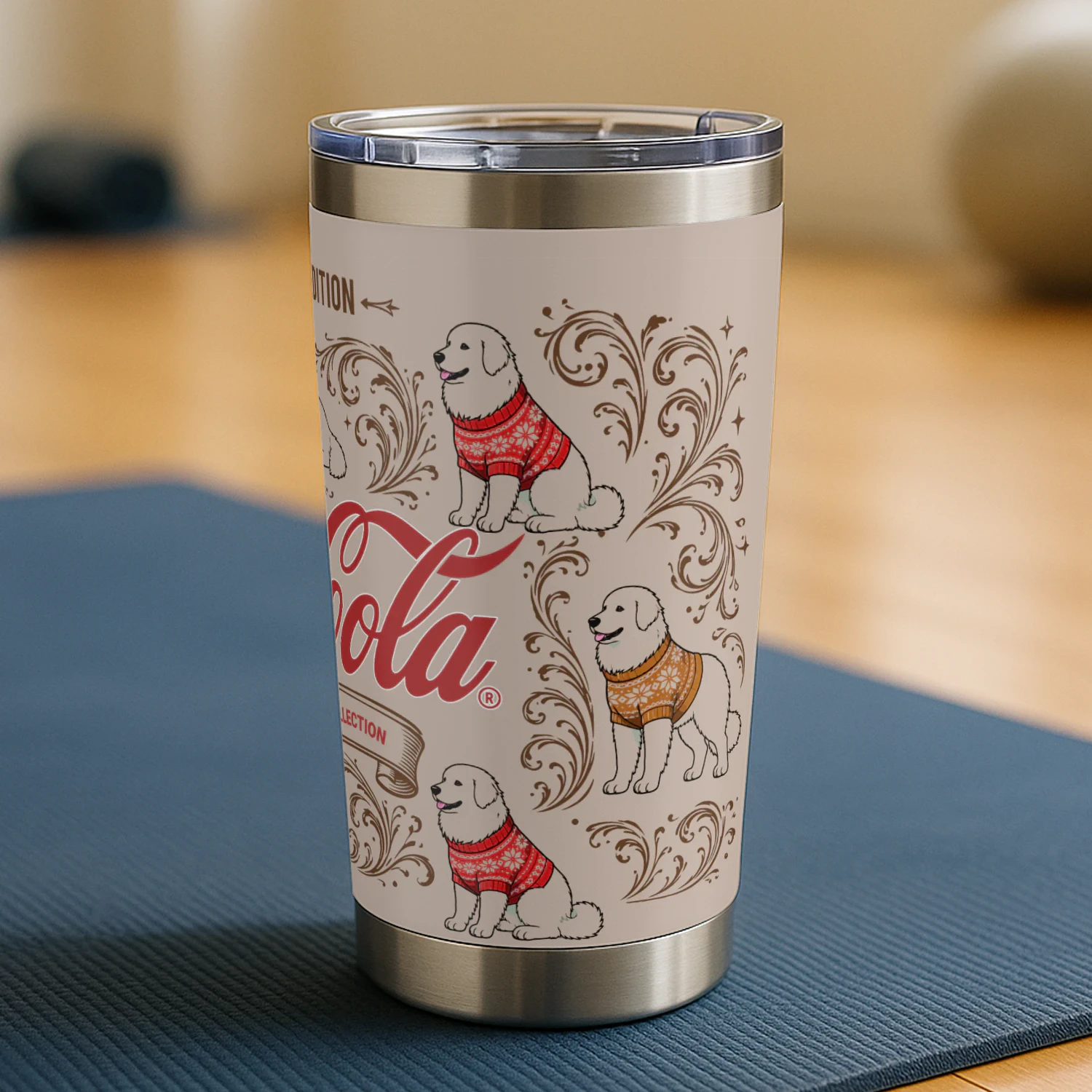Great Pyrenees Coca-Cola Tumbler