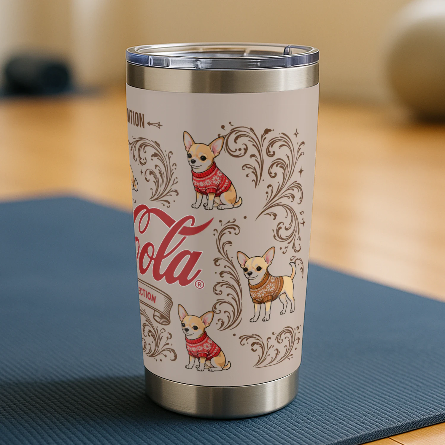 Chihuahua Coca-Cola Tumbler