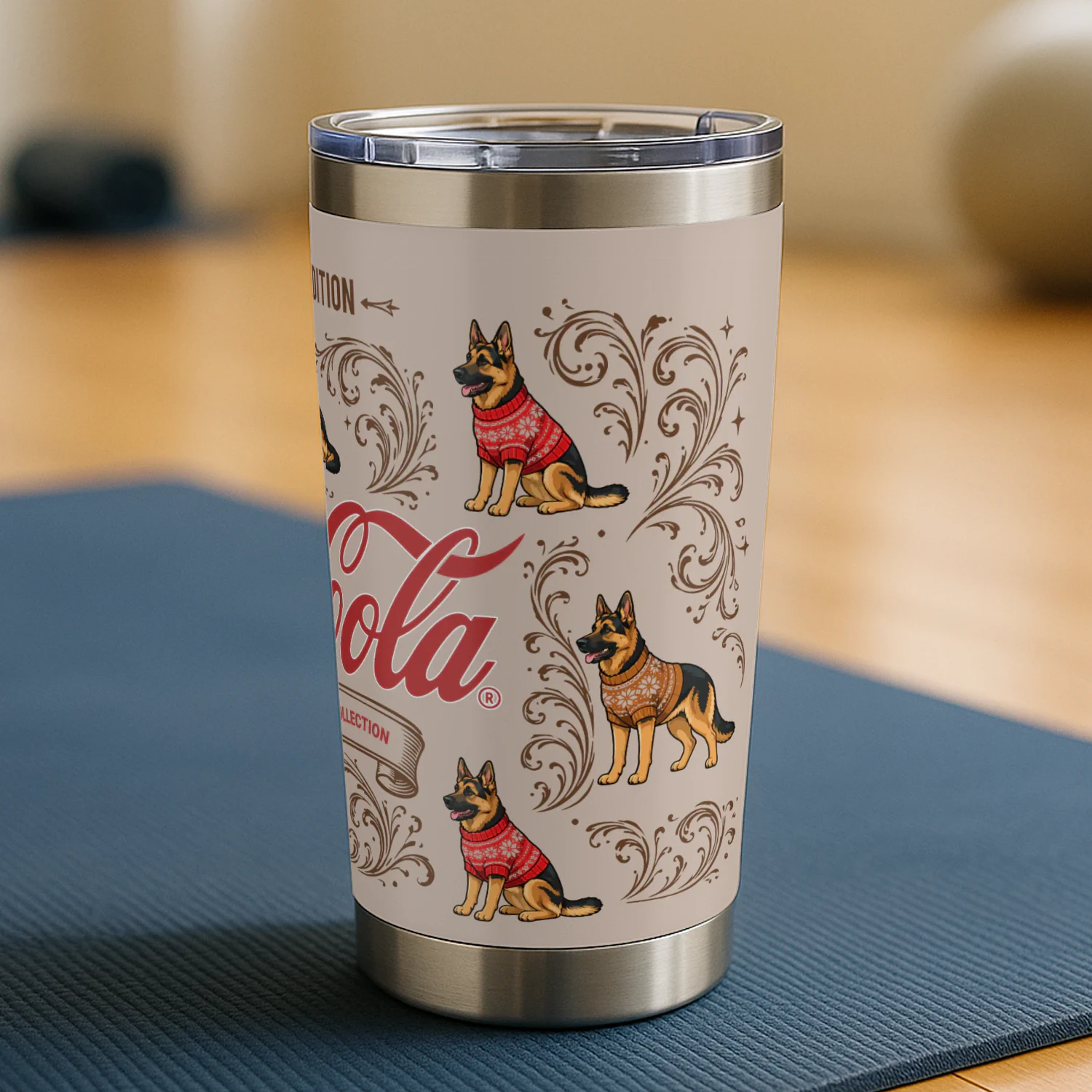 German shepherd Coca-Cola Tumbler