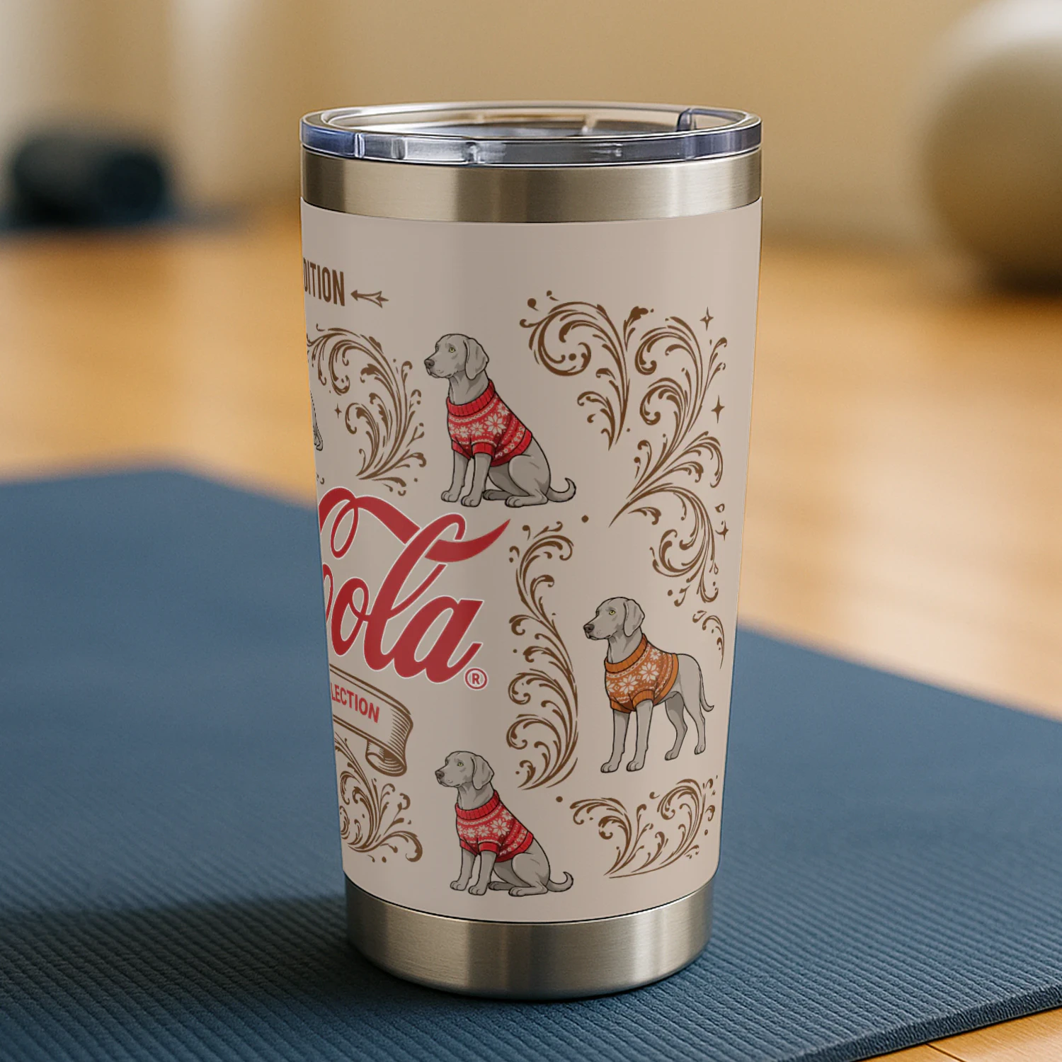 Weimaraner Coca-Cola Tumbler