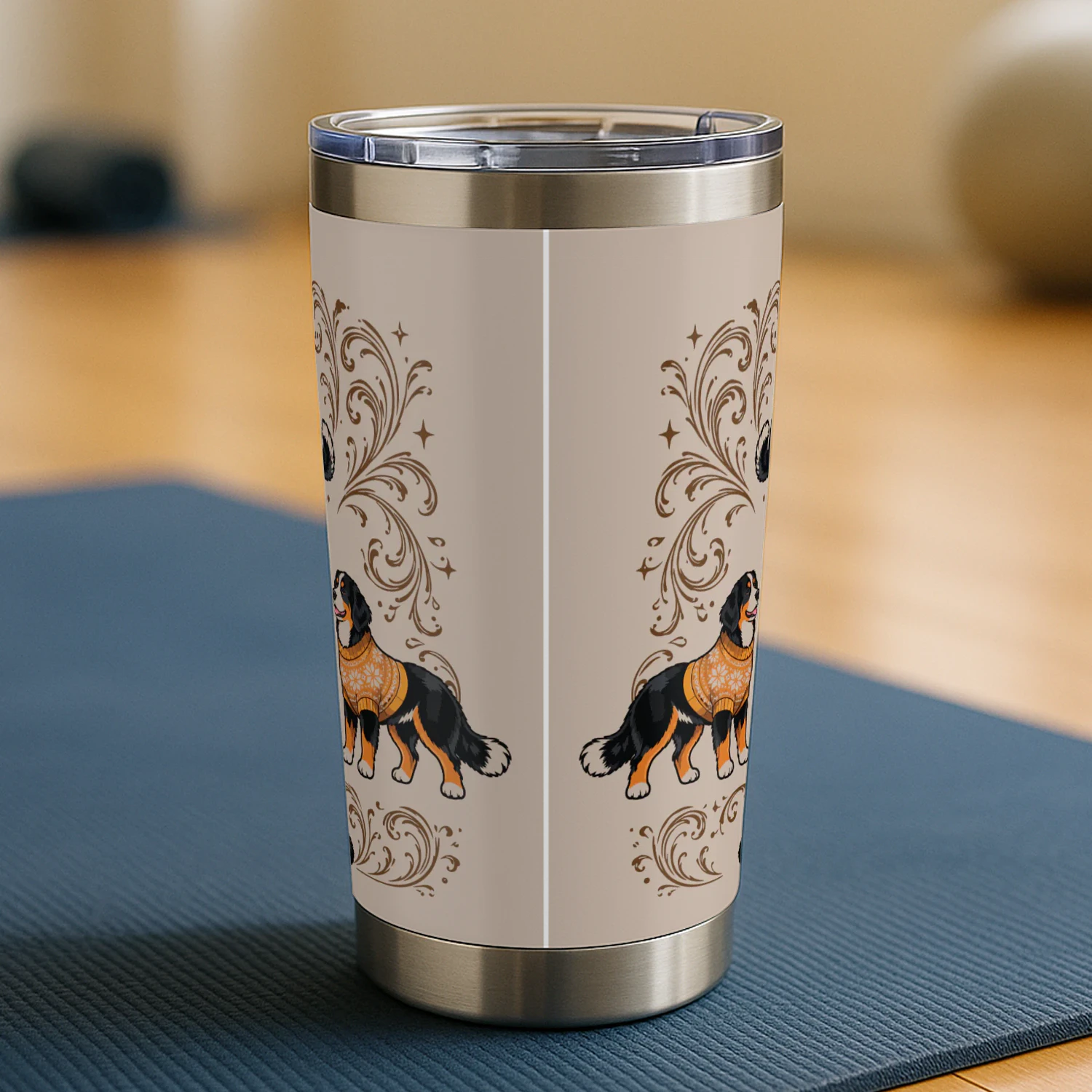 Bernese Mountain-Coca-Cola Tumbler