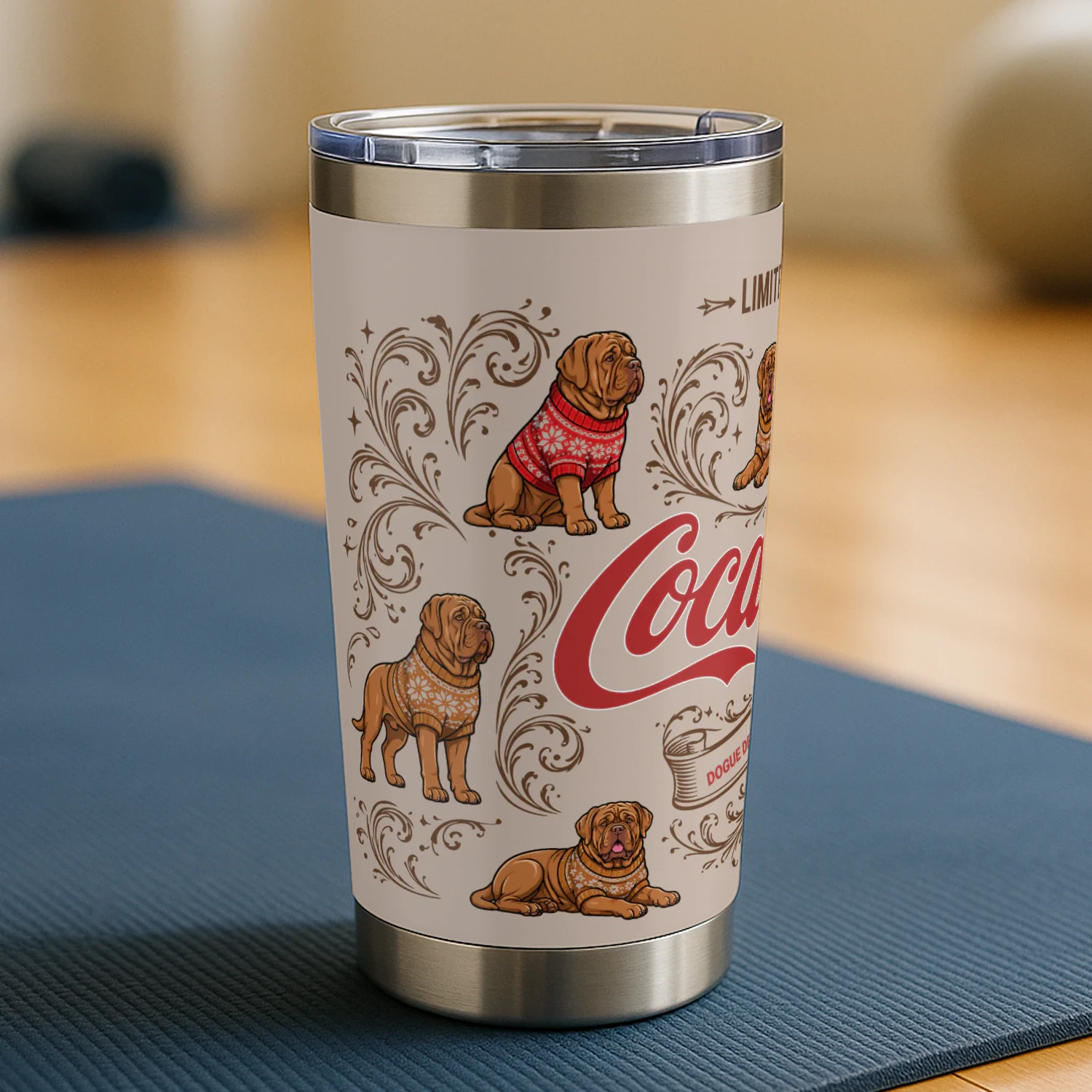 Dogue de Bordeaux Coca-Cola Tumbler