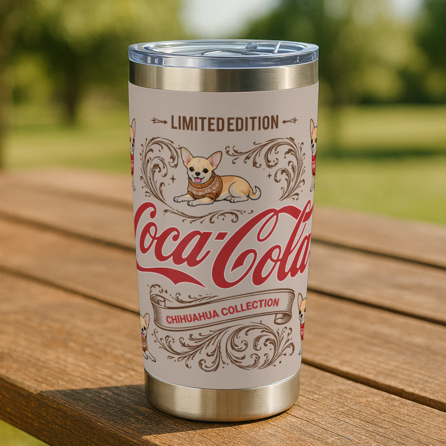 Chihuahua Coca-Cola Tumbler
