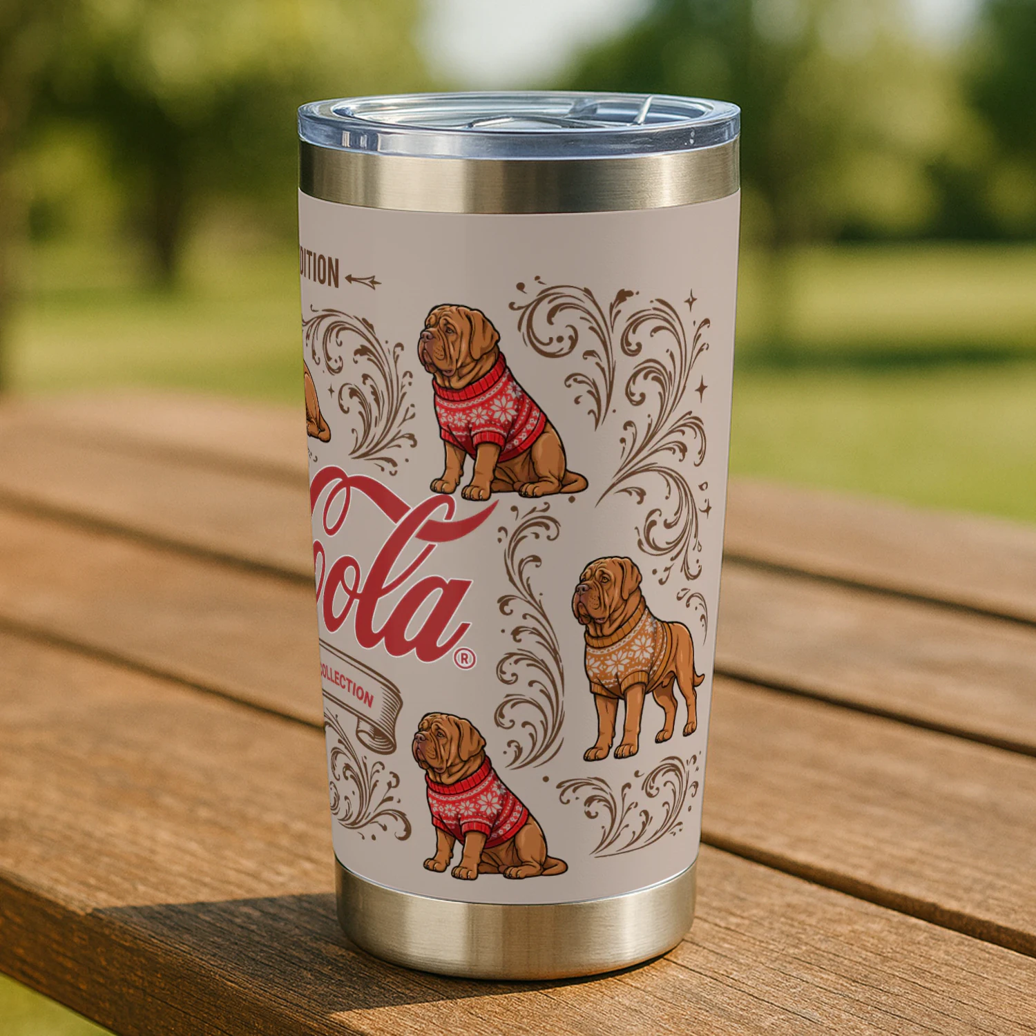 Dogue de Bordeaux Coca-Cola Tumbler