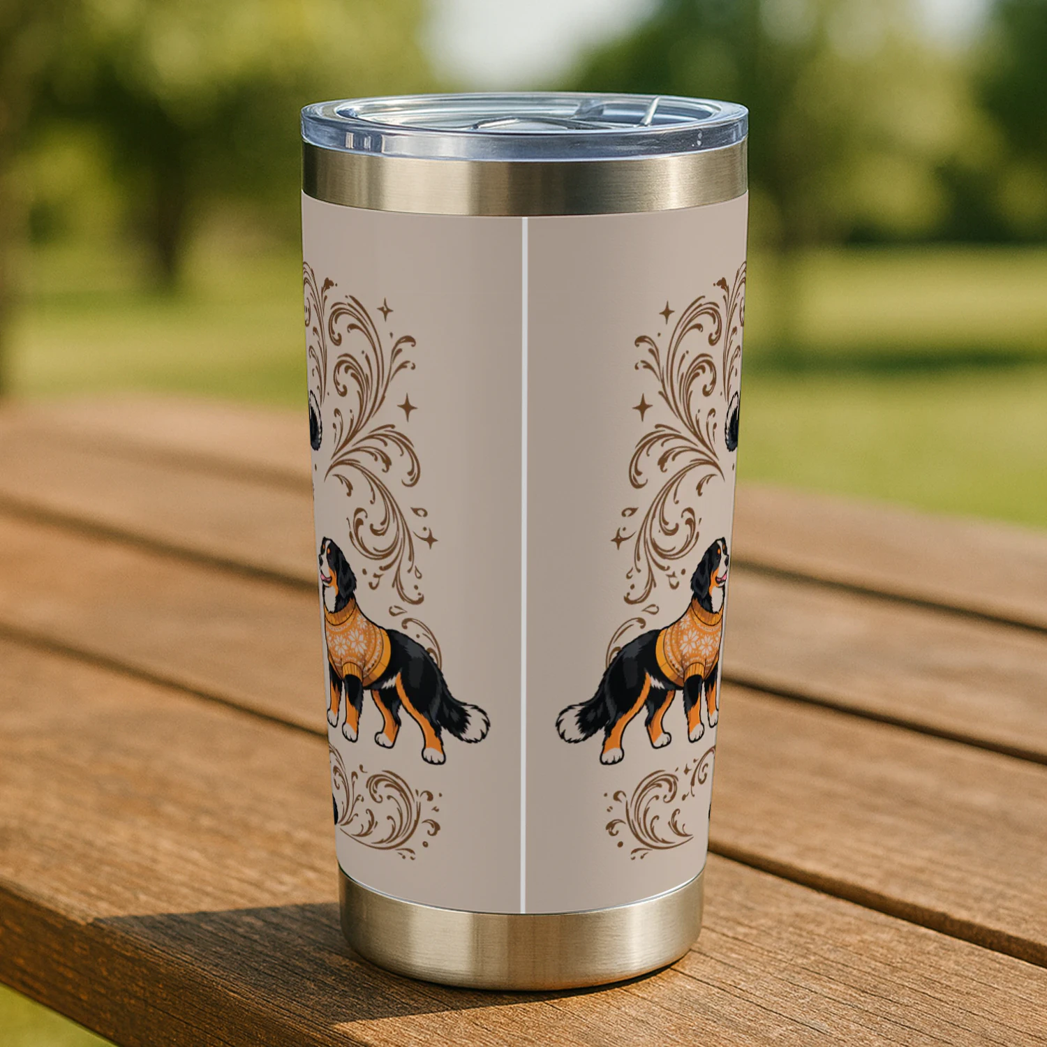 Bernese Mountain-Coca-Cola Tumbler