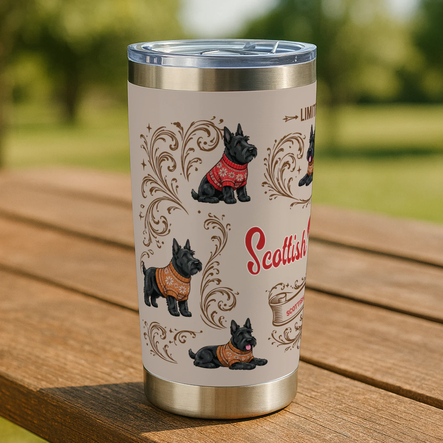 Scottish Terrier -Cola Tumbler-01