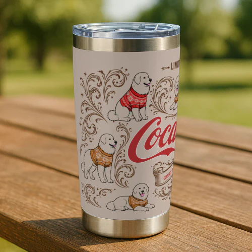 Great Pyrenees Coca-Cola Tumbler