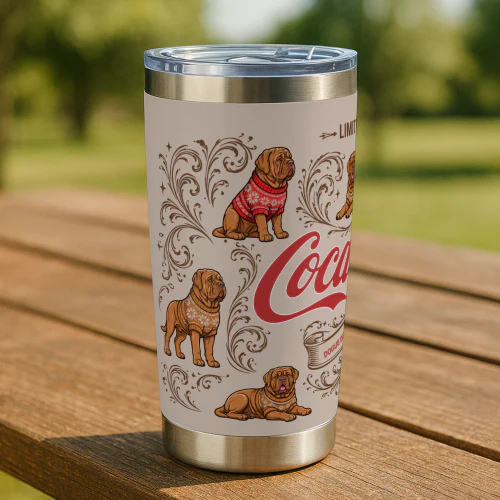 Dogue de Bordeaux Coca-Cola Tumbler
