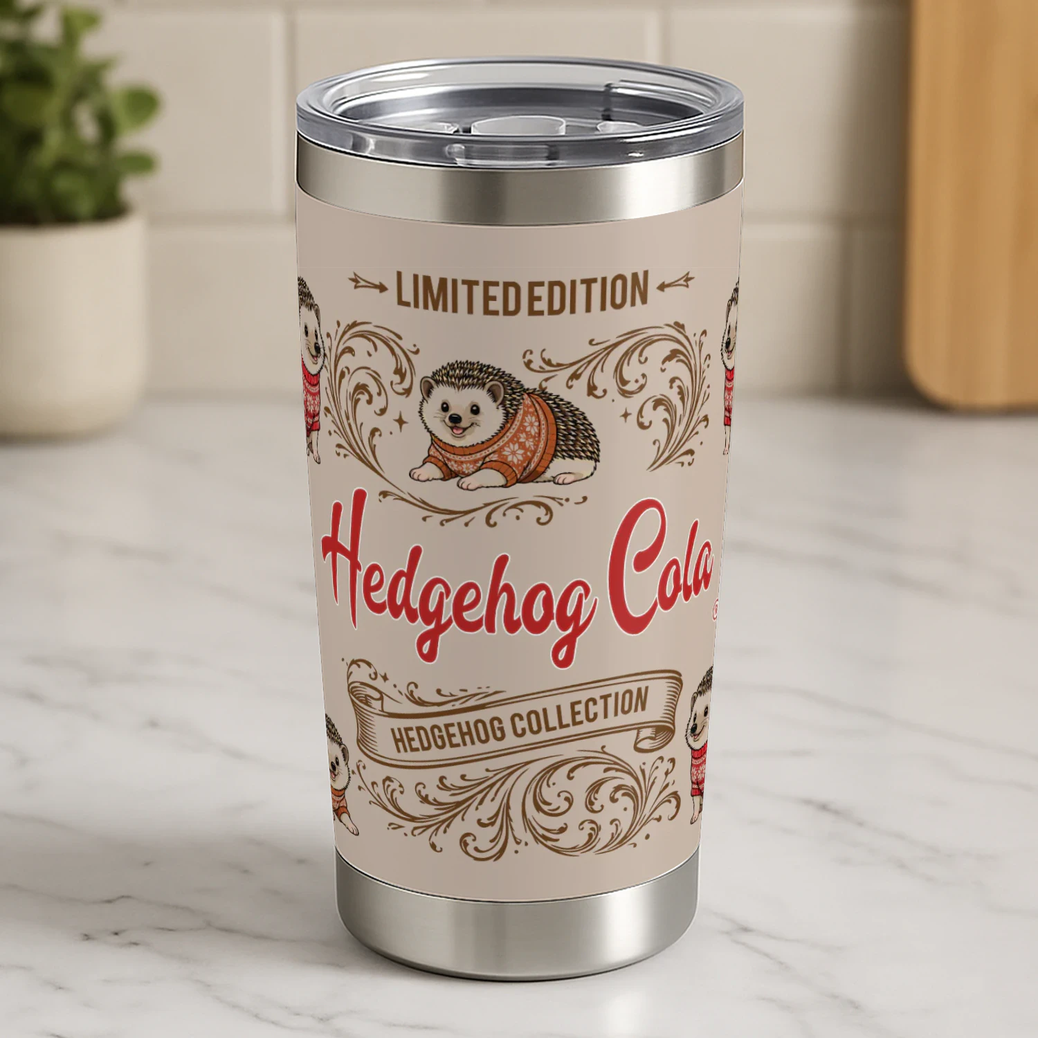 Hedgehog Cola Tumbler-01