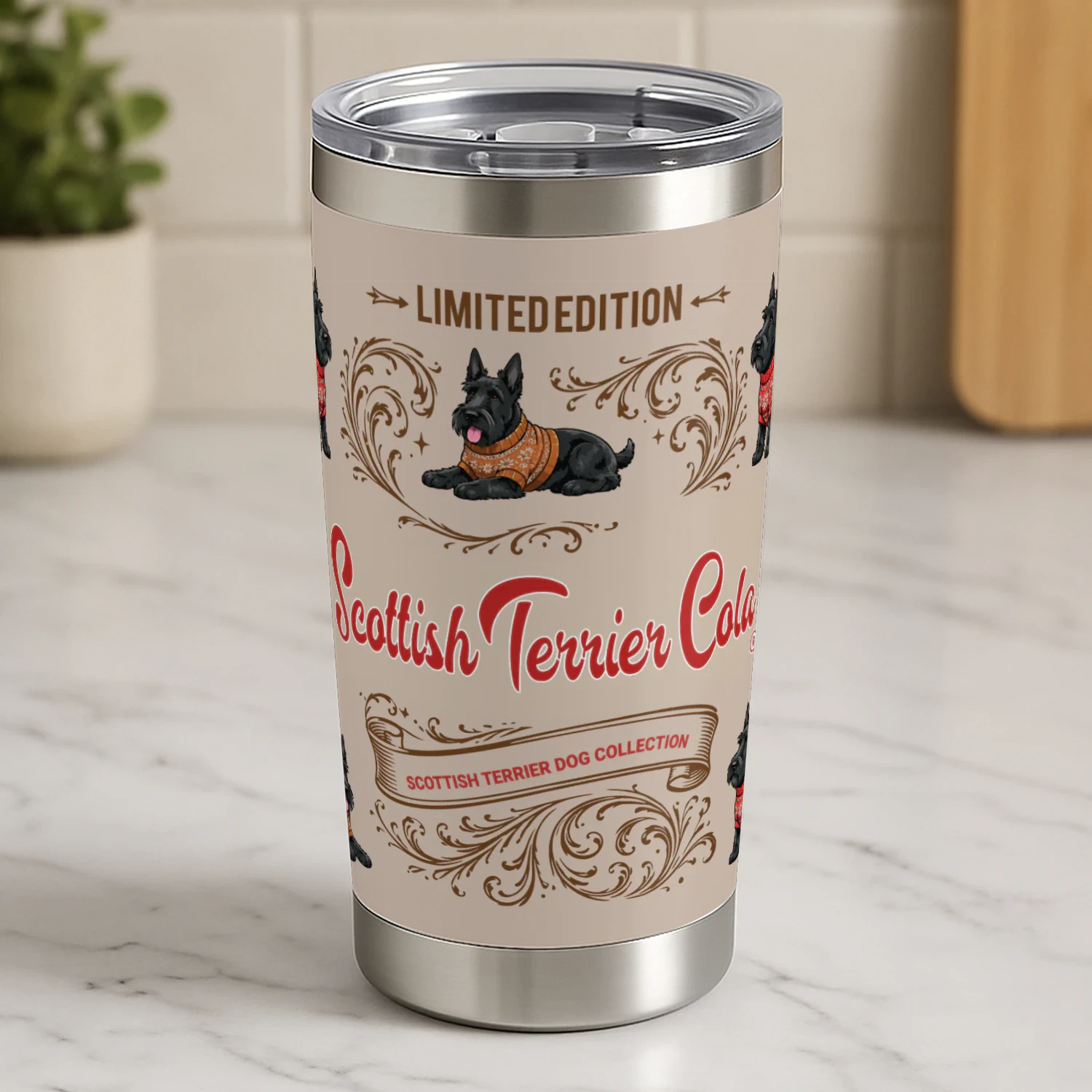 Scottish Terrier -Cola Tumbler-01