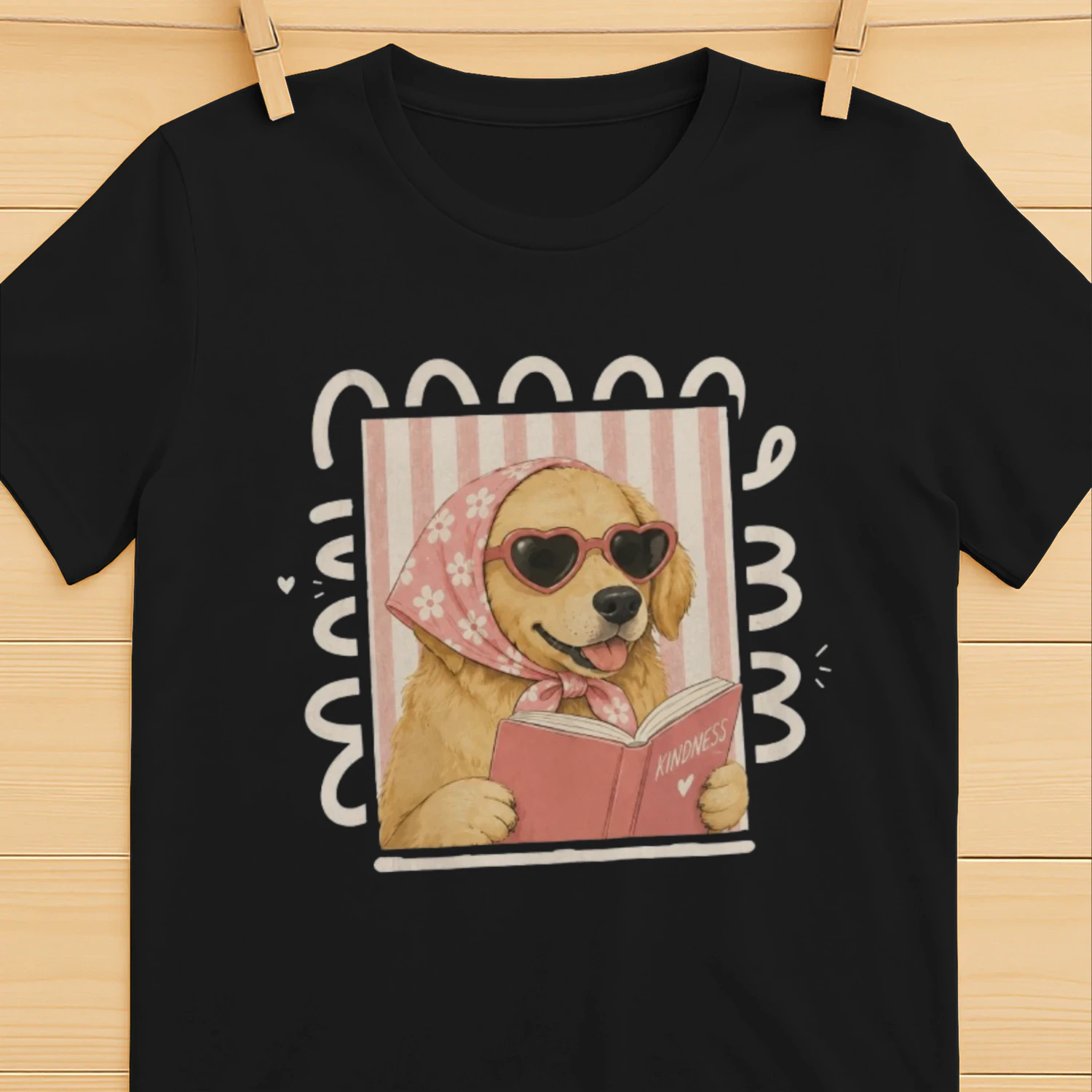 Golden Retriever Back to School T-Shirt