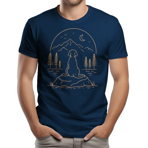 Moonlit Dog Adventure Tee