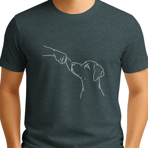 Dog Line Art - Germany