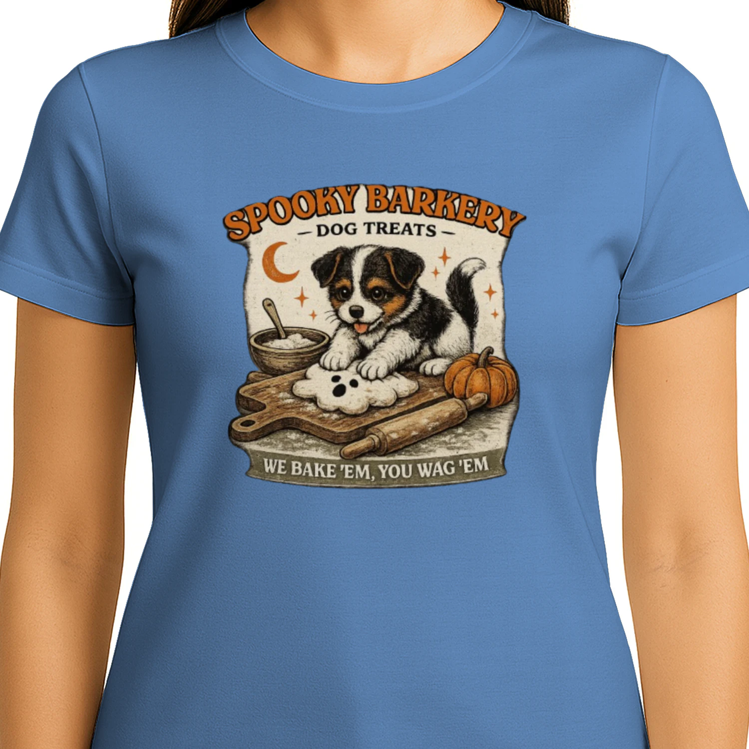 Spooky Barkery Dog Treats _ Halloween Dog Lover T-Shirt