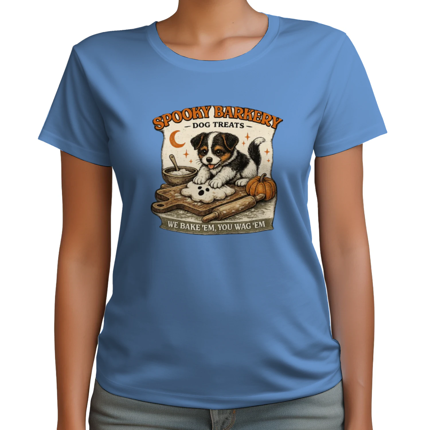 Spooky Barkery Dog Treats _ Halloween Dog Lover T-Shirt