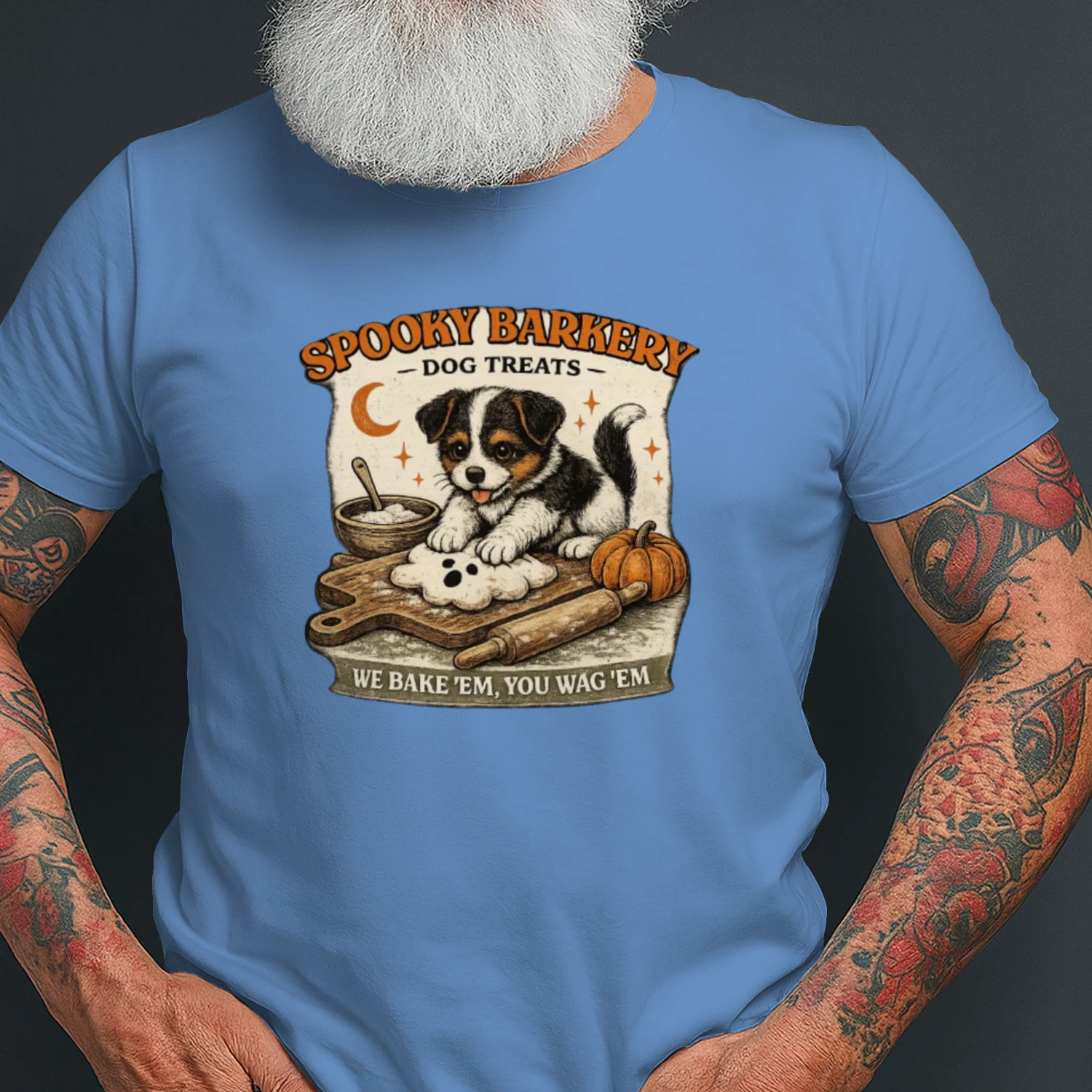 Spooky Barkery Dog Treats _ Halloween Dog Lover T-Shirt